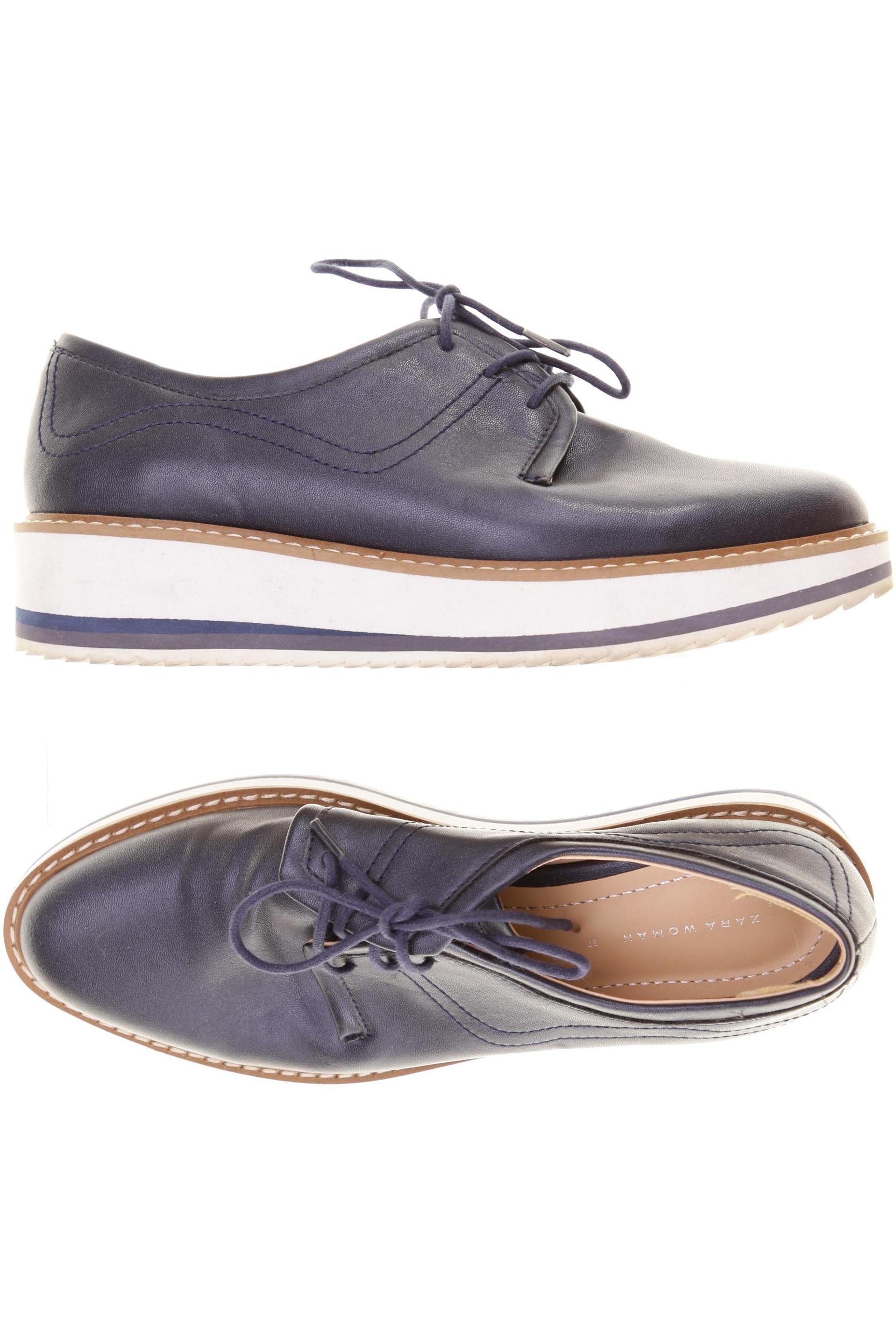 

Zara Damen Halbschuh, blau, Gr. 37