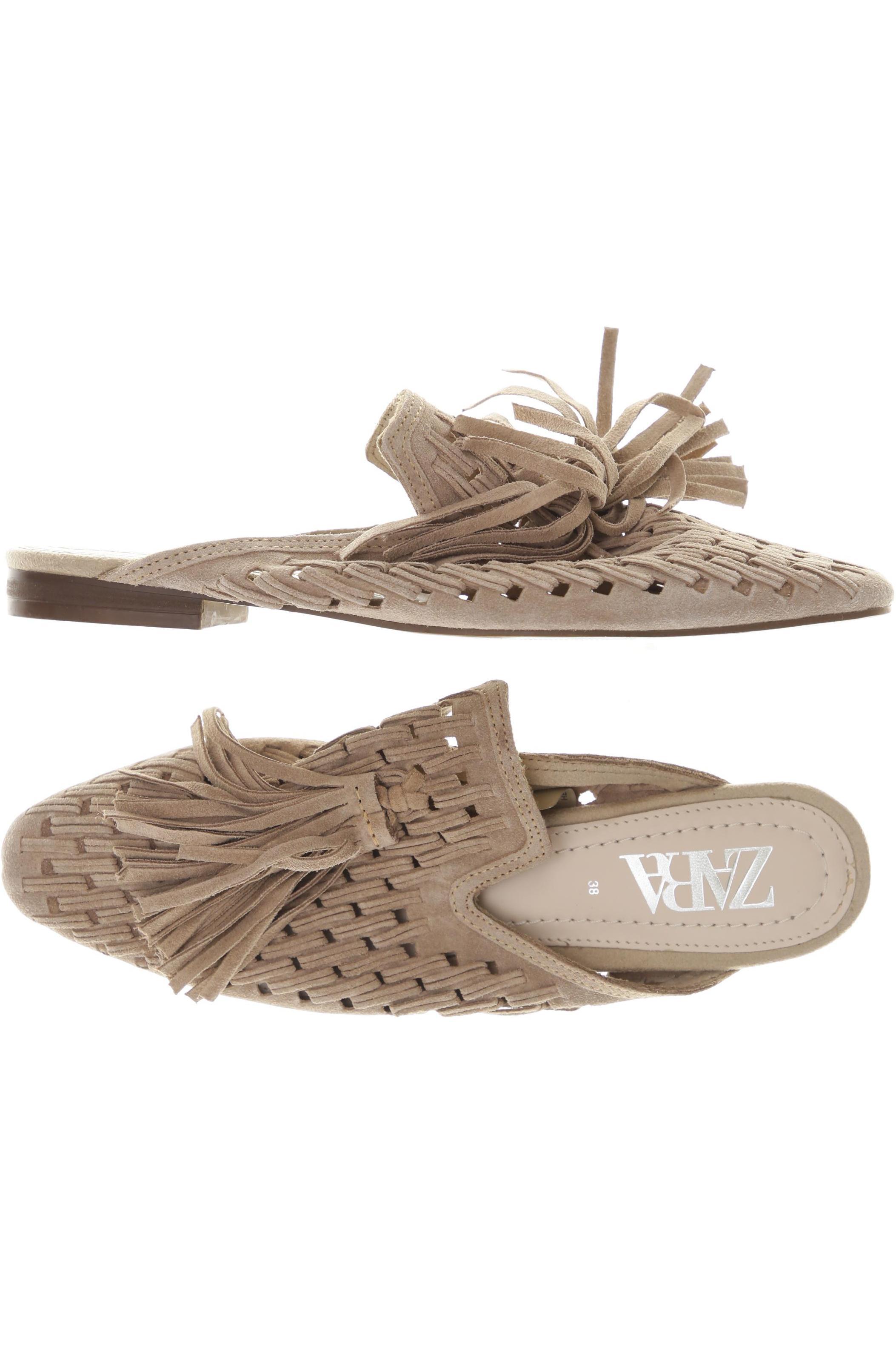 

Zara Damen Sandale, braun, Gr. 38