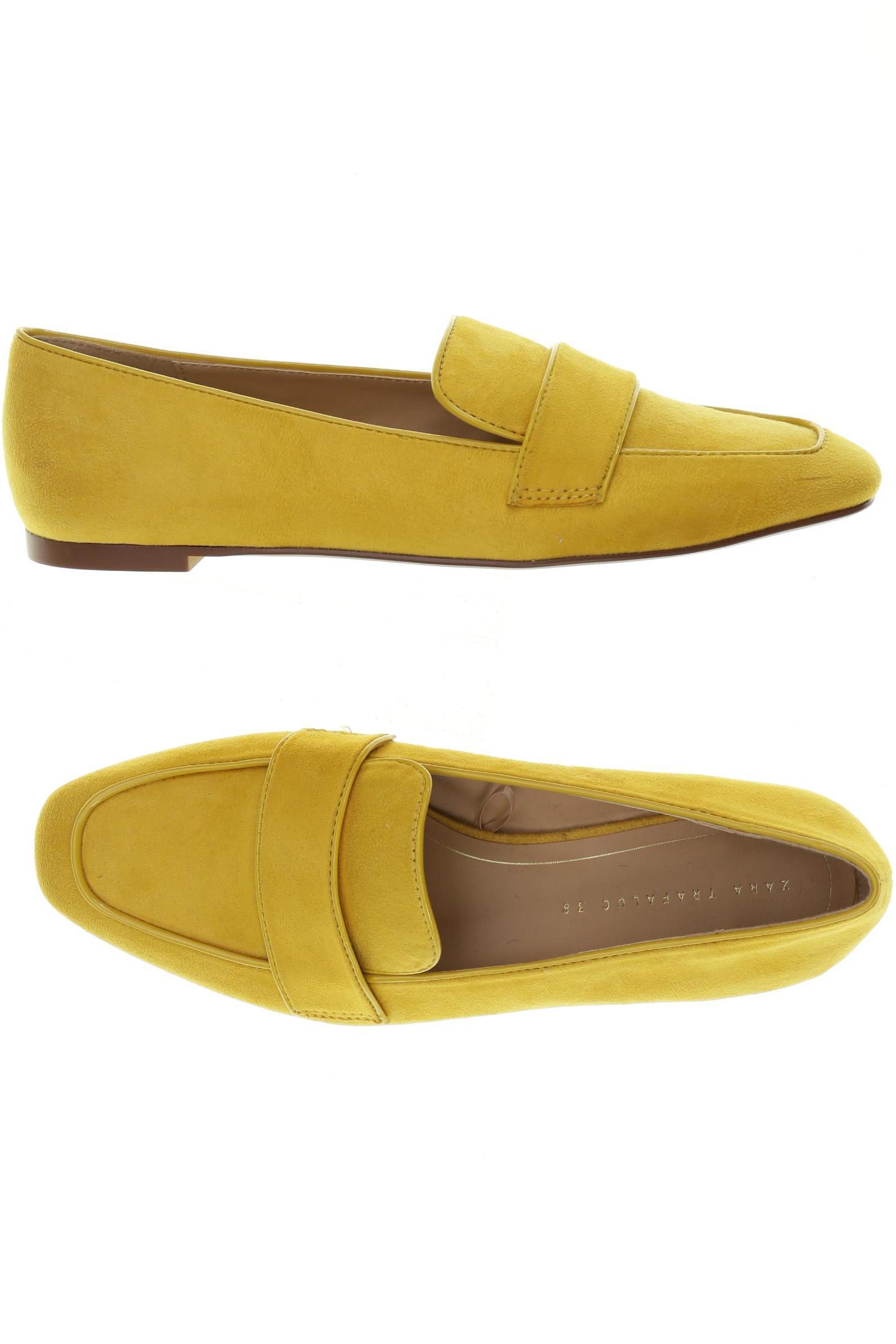 

Zara Damen Halbschuh, gelb, Gr. 38