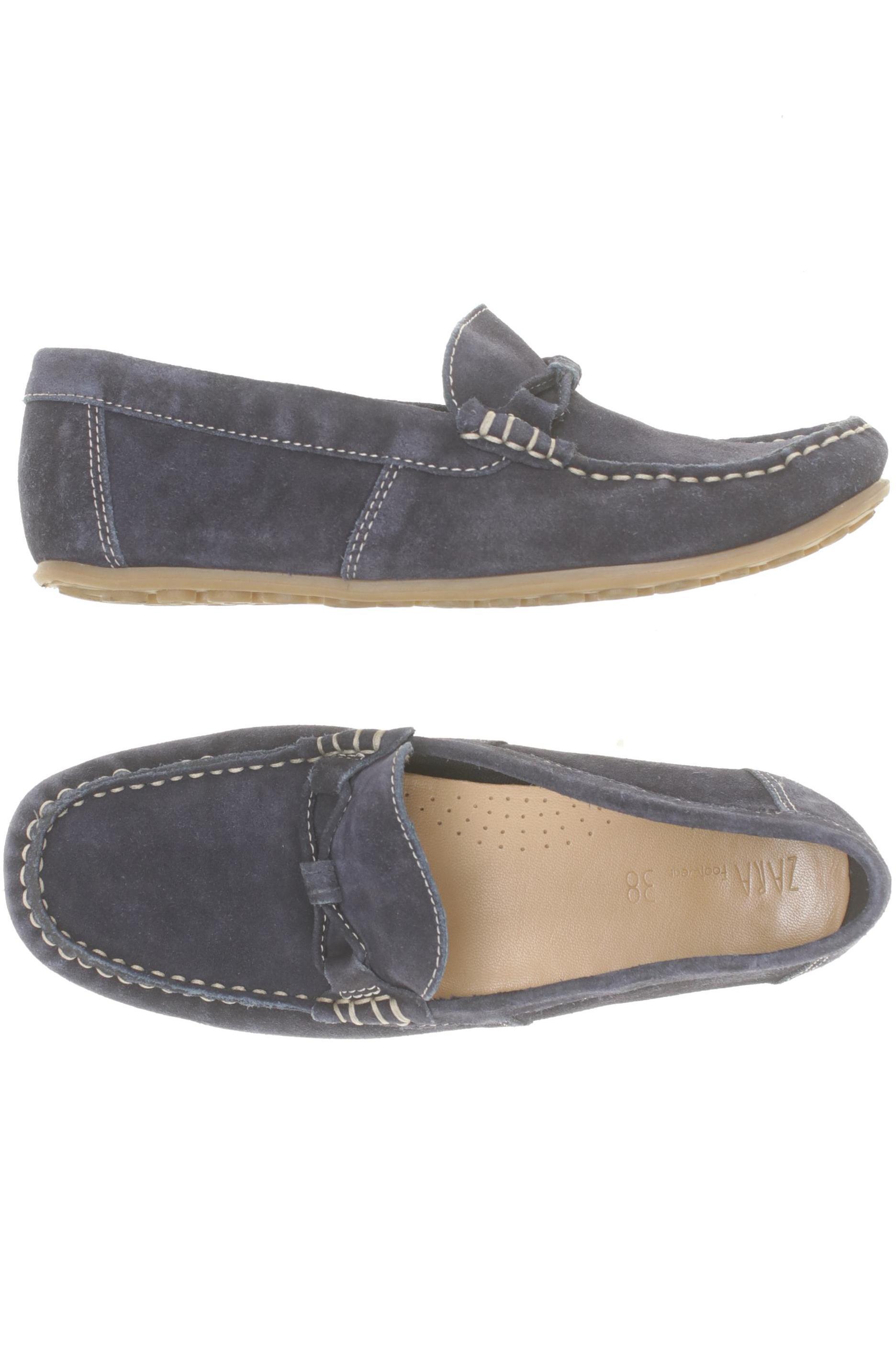 

Zara Damen Halbschuh, blau, Gr. 38