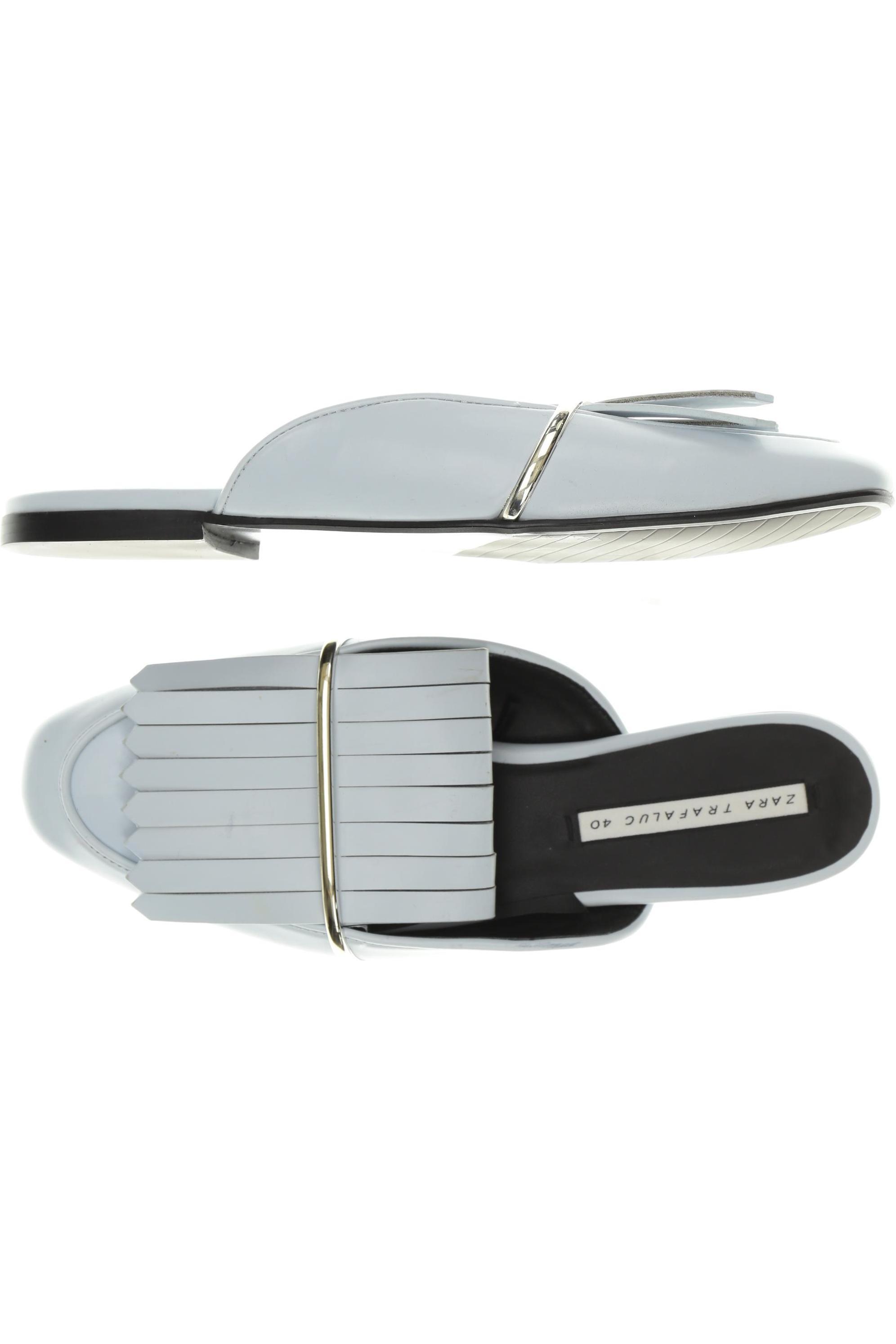 

Zara Damen Sandale, blau, Gr. 40