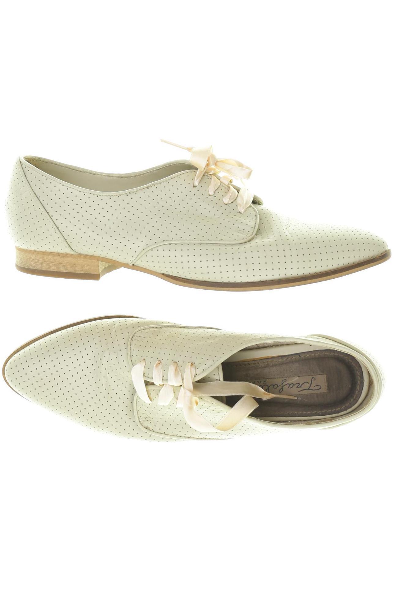 

Zara Damen Halbschuh, beige, Gr. 38.5