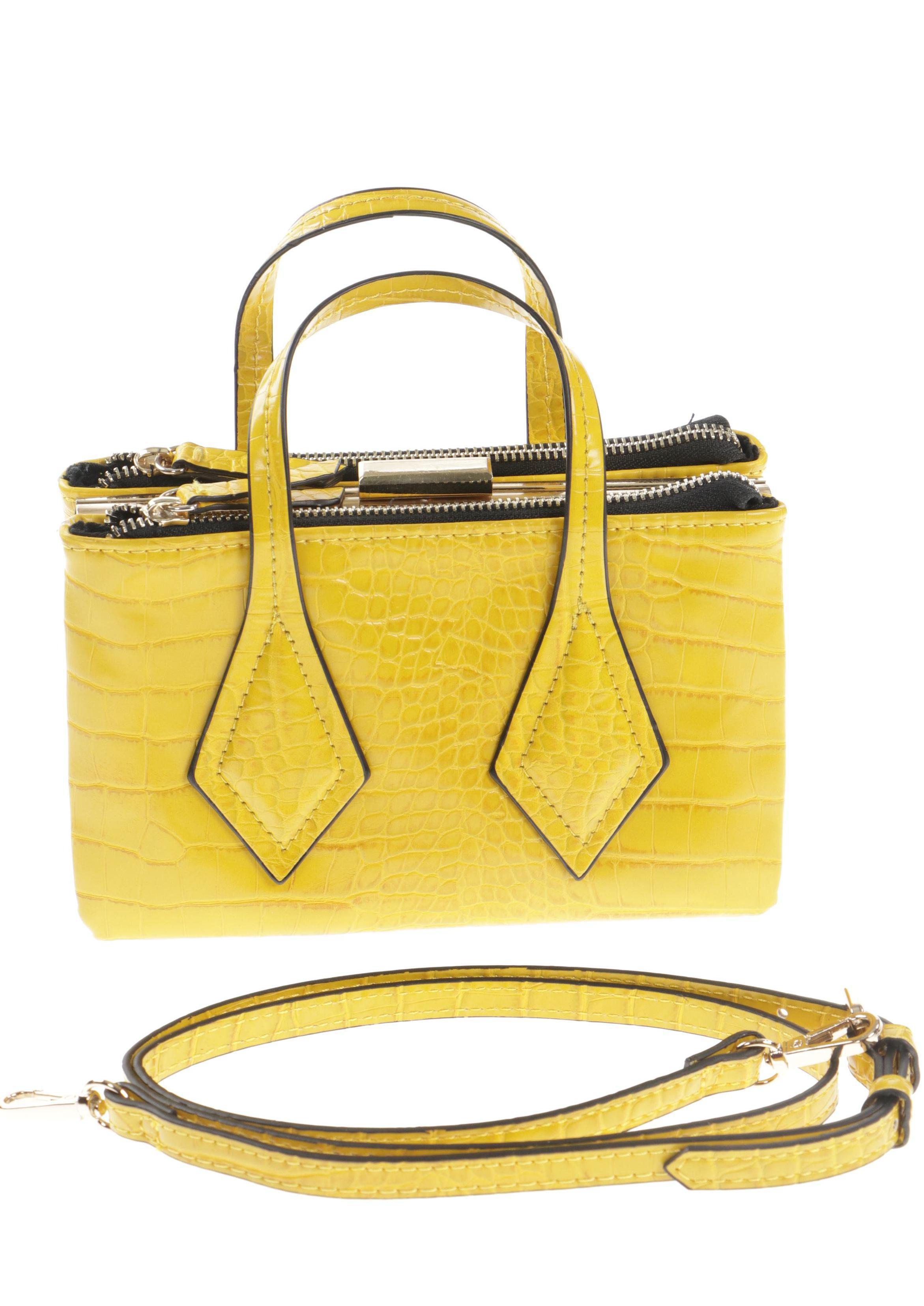 

Zara Damen Handtasche, gelb, Gr.