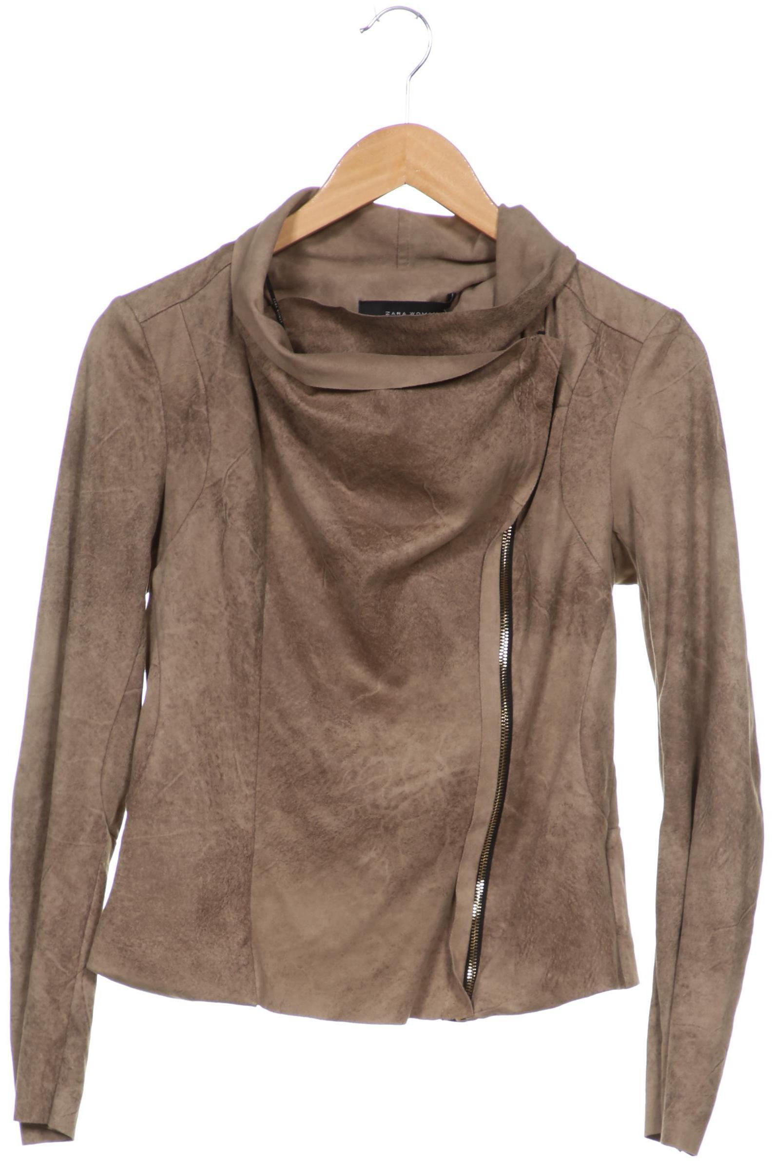 

Zara Damen Jacke, braun, Gr.
