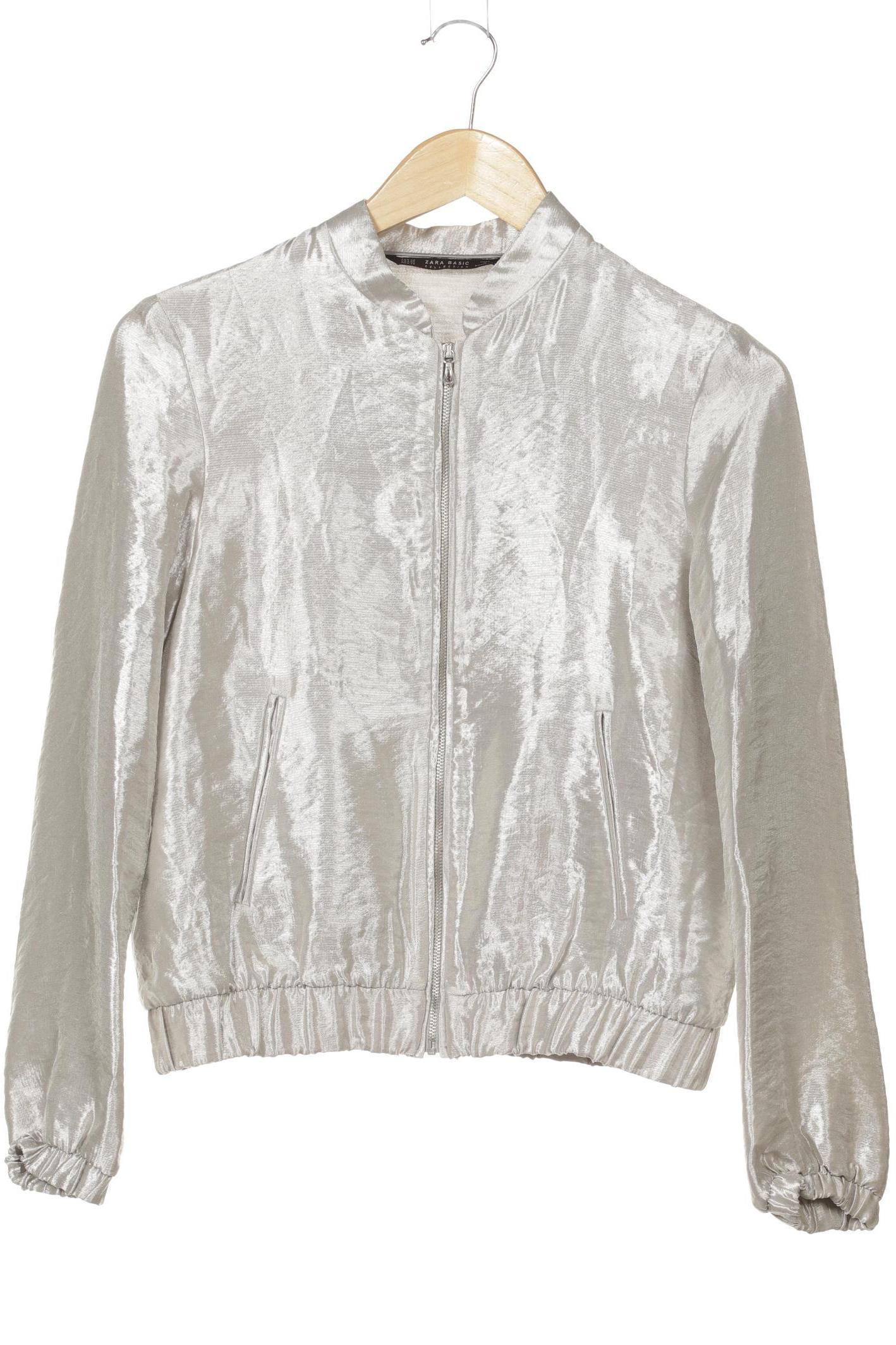 

Zara Damen Jacke, silber, Gr.