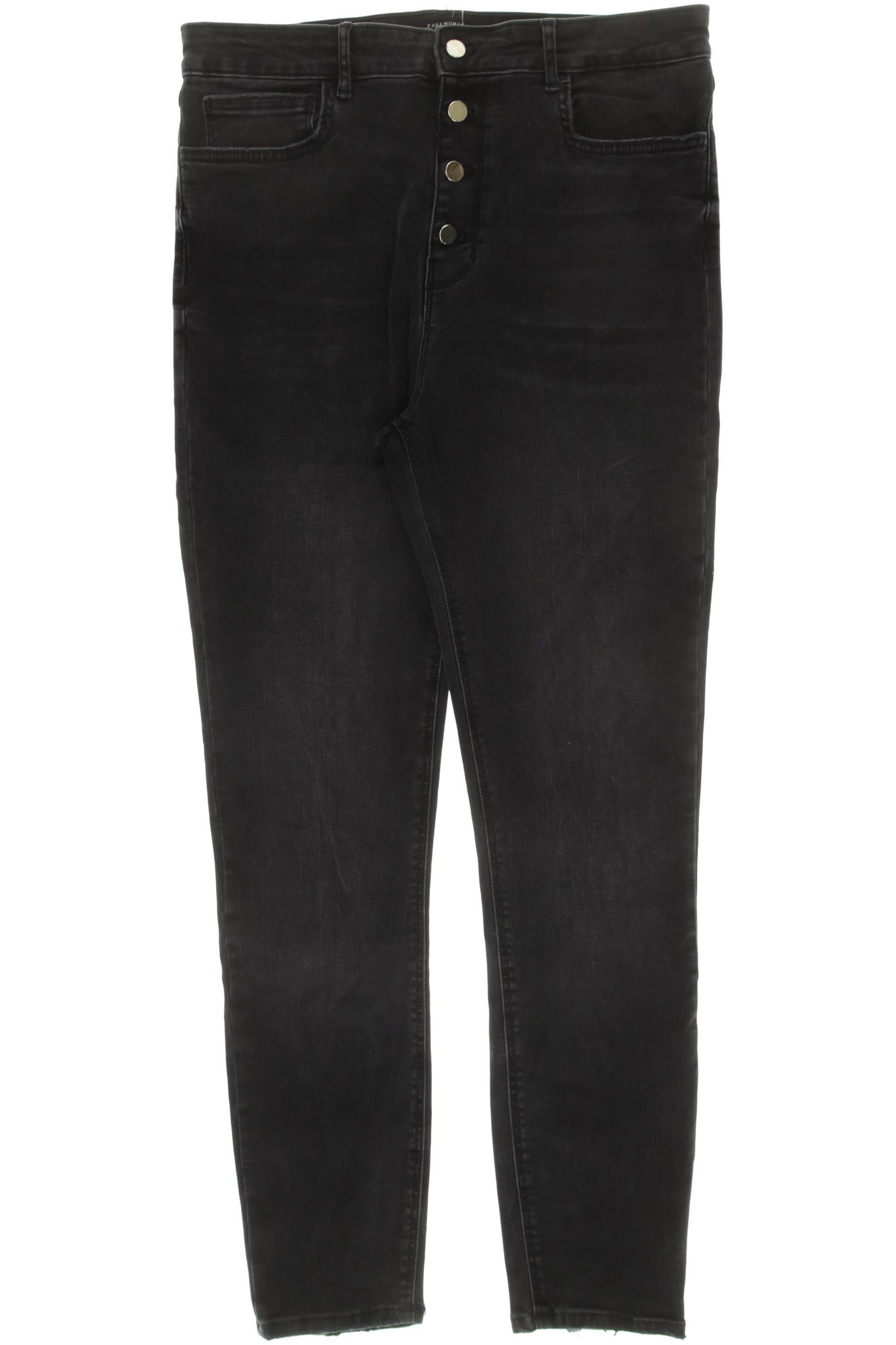

Zara Damen Jeans, schwarz, Gr. 42