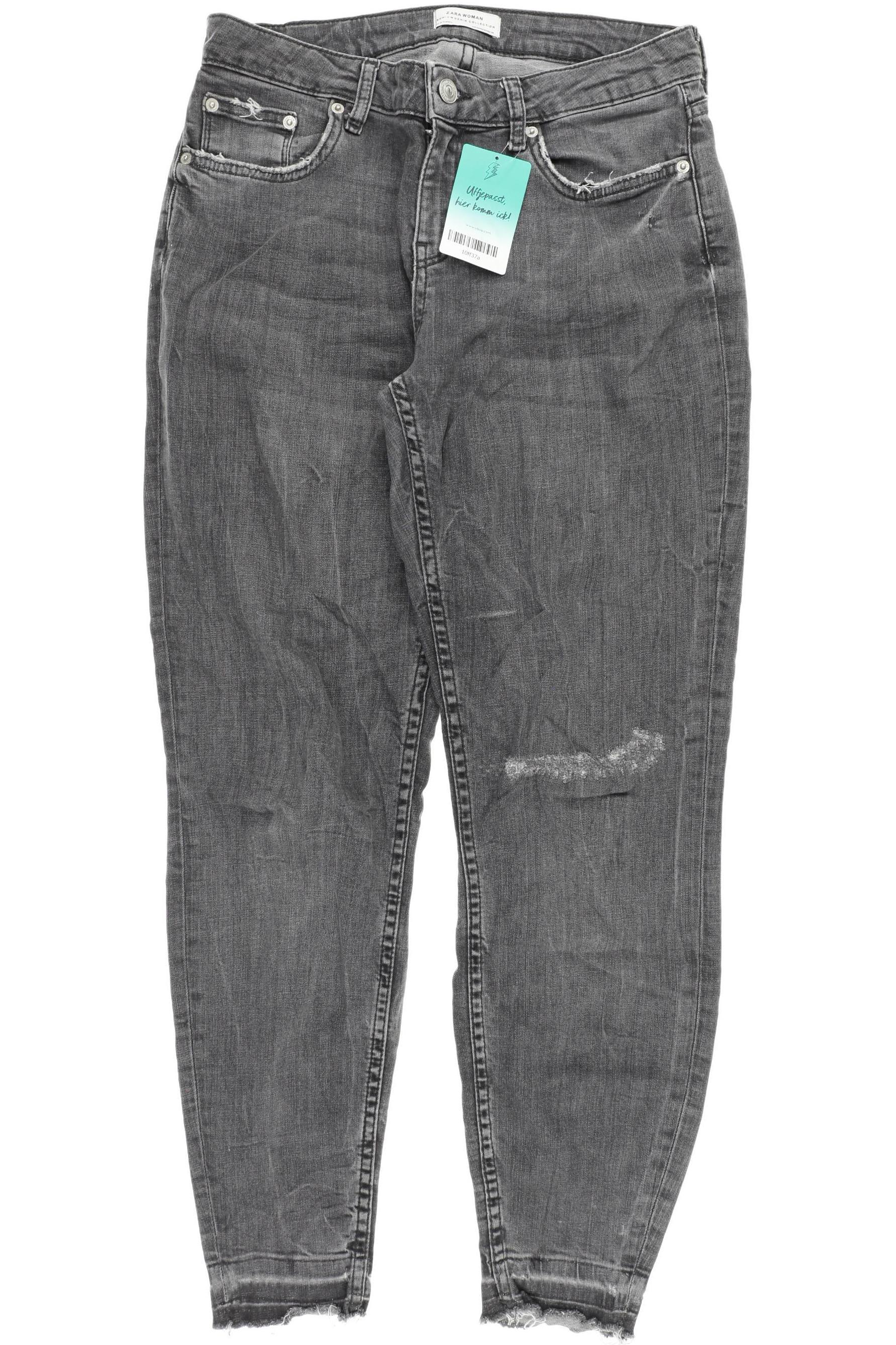 

Zara Damen Jeans, grau, Gr. 40
