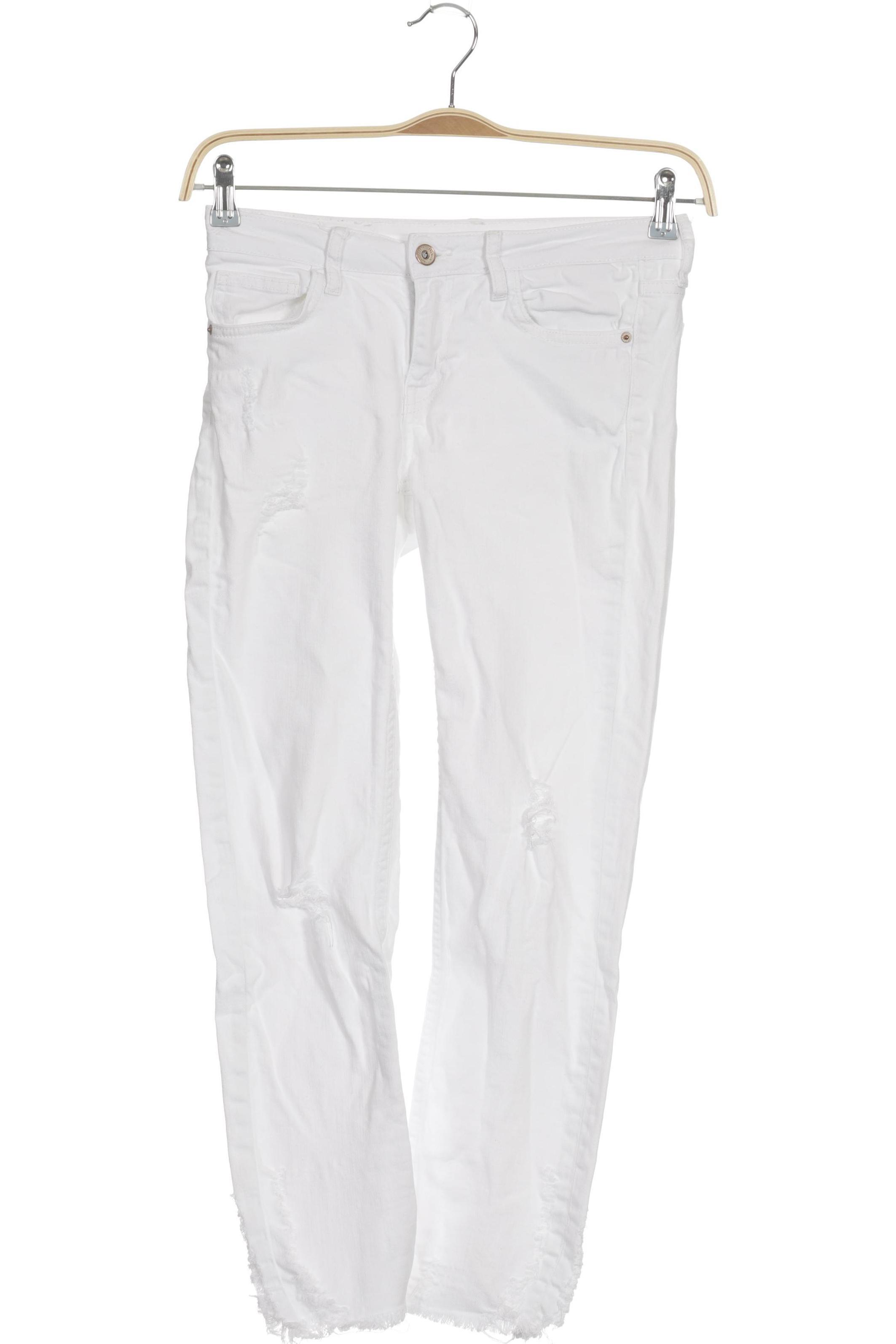 

Zara Damen Jeans, weiß, Gr. 34