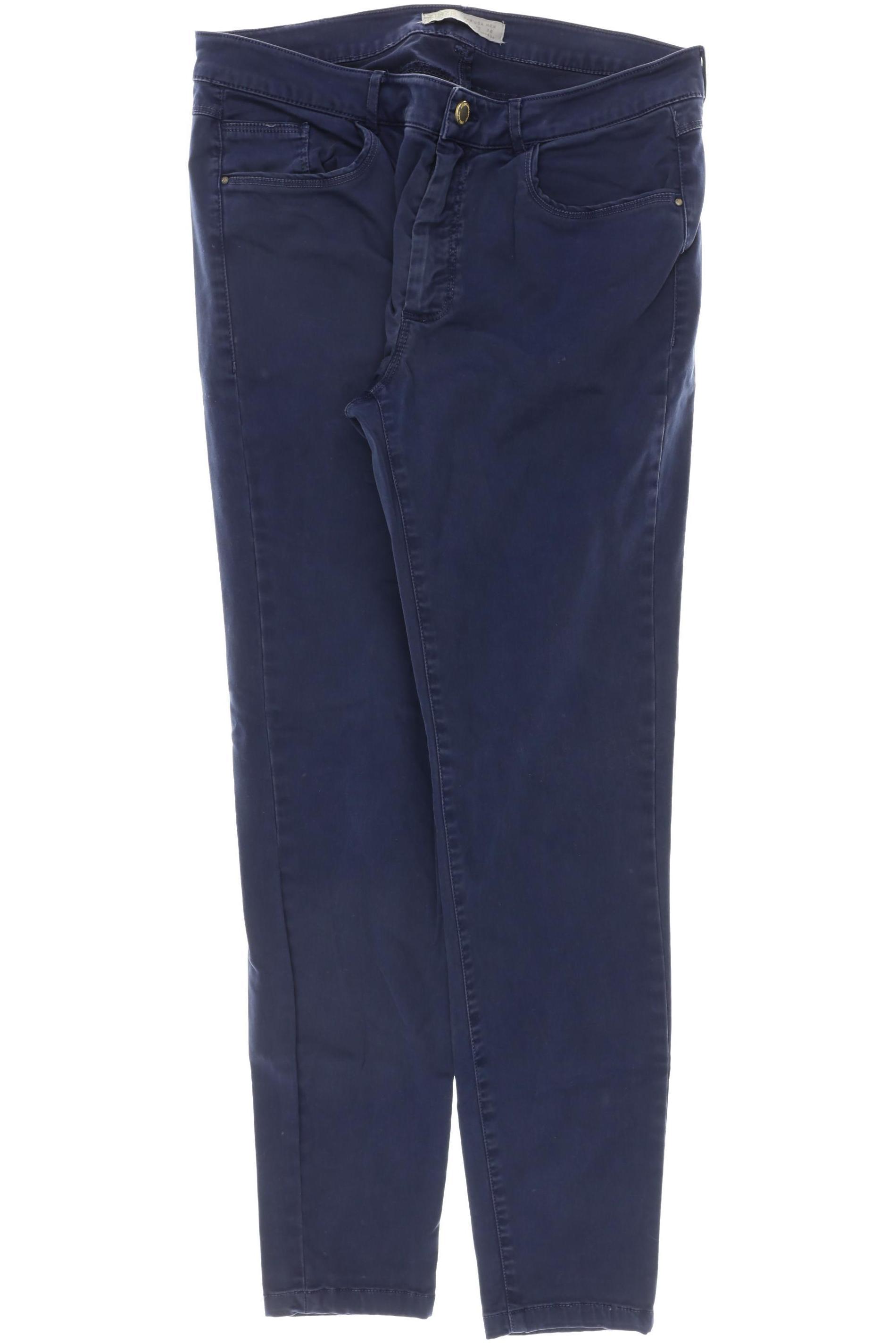 

Zara Damen Stoffhose, blau, Gr. 42