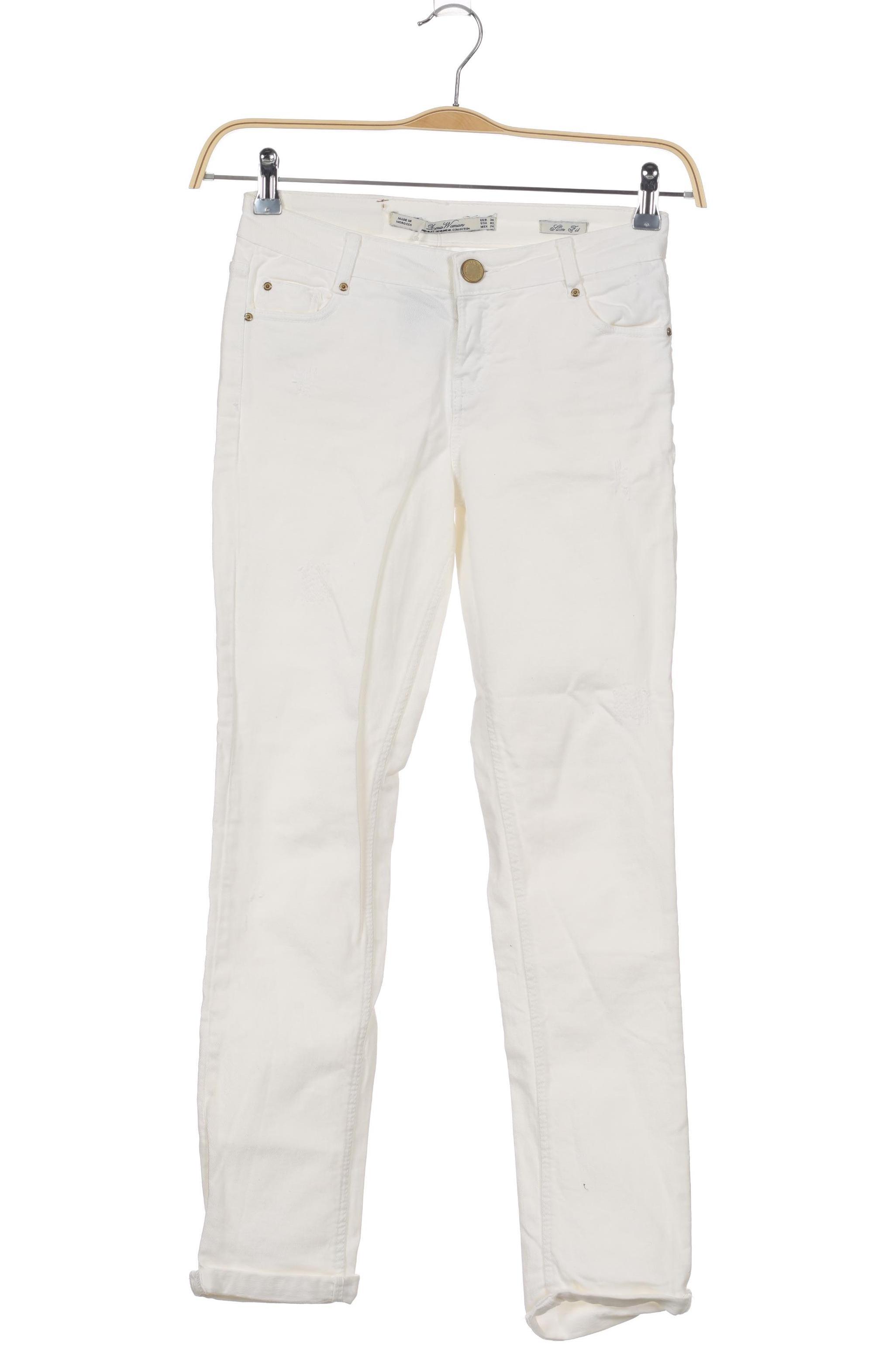 

Zara Damen Jeans, weiß, Gr. 34