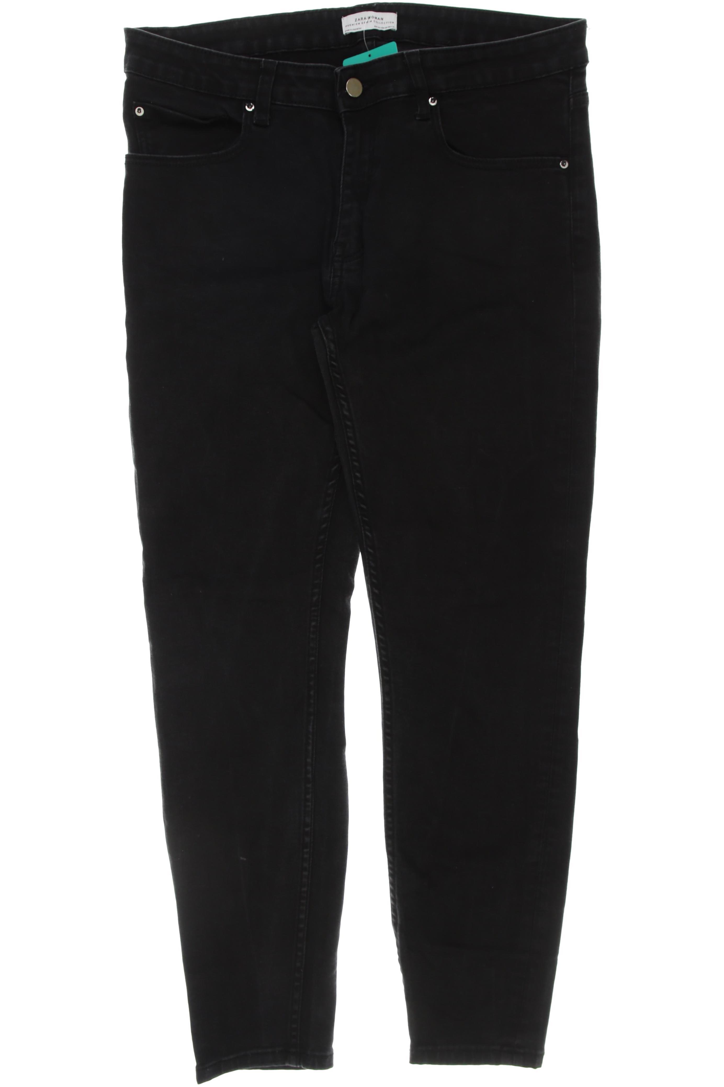 

Zara Damen Jeans, schwarz, Gr. 42