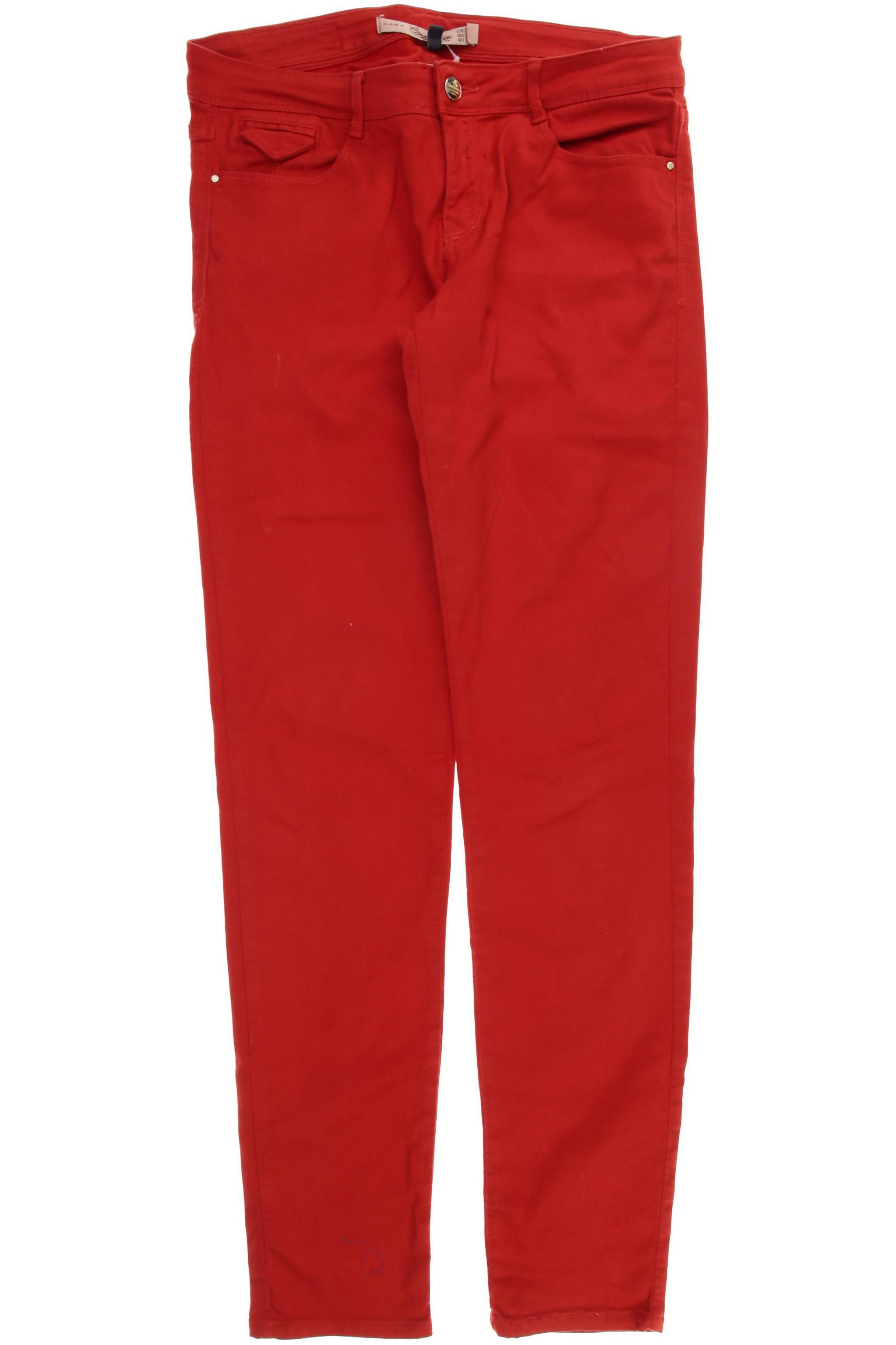 

Zara Damen Jeans, rot, Gr. 38