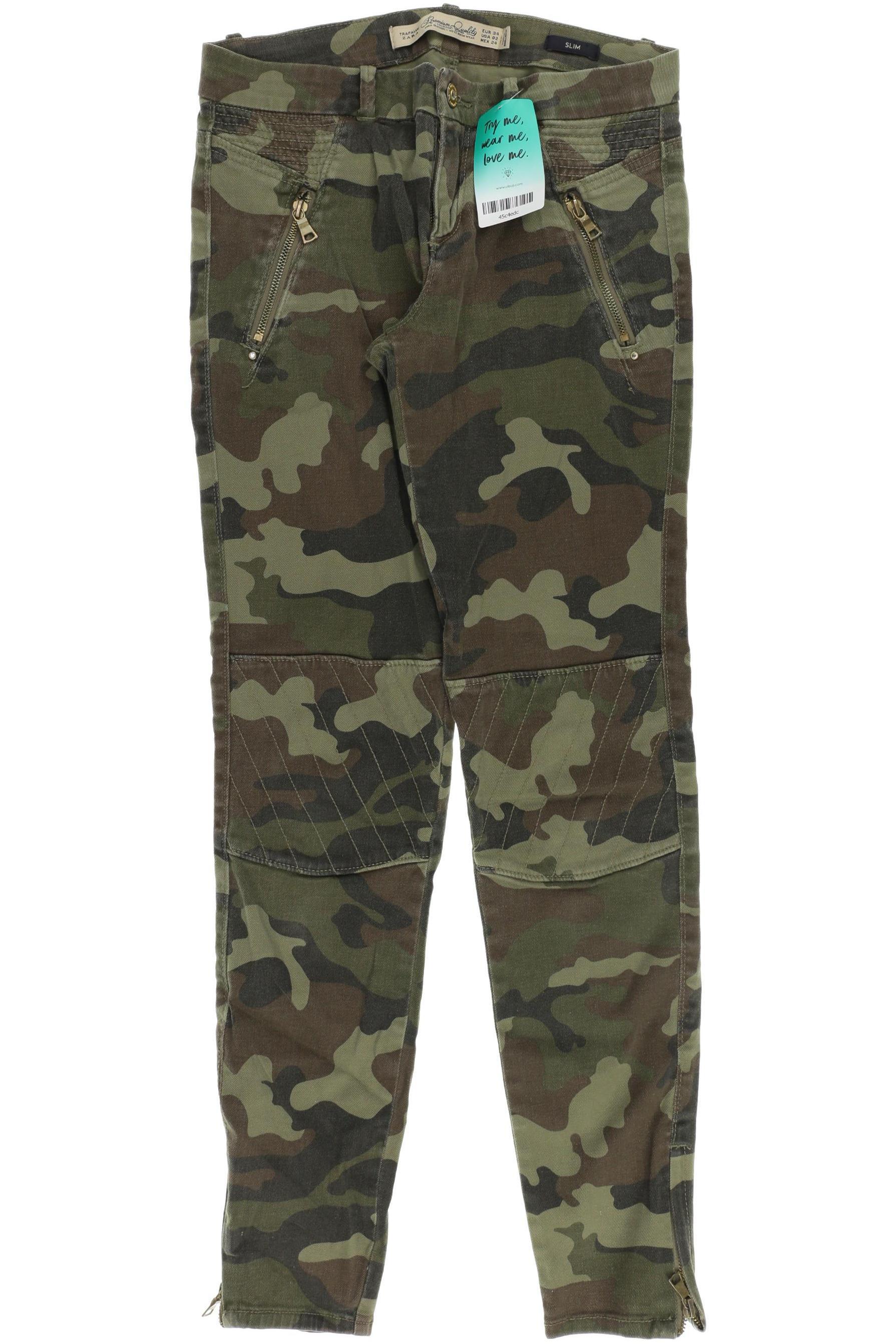 

Zara Damen Jeans, grün, Gr. 34