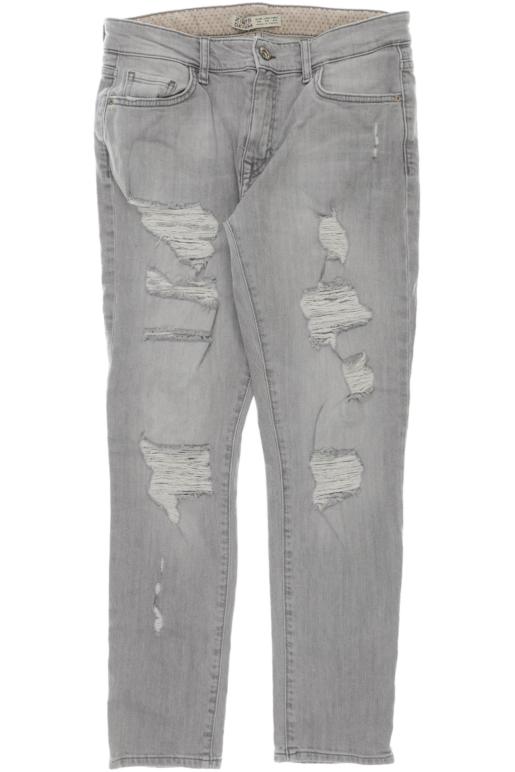 

Zara Damen Jeans, grau, Gr. 34