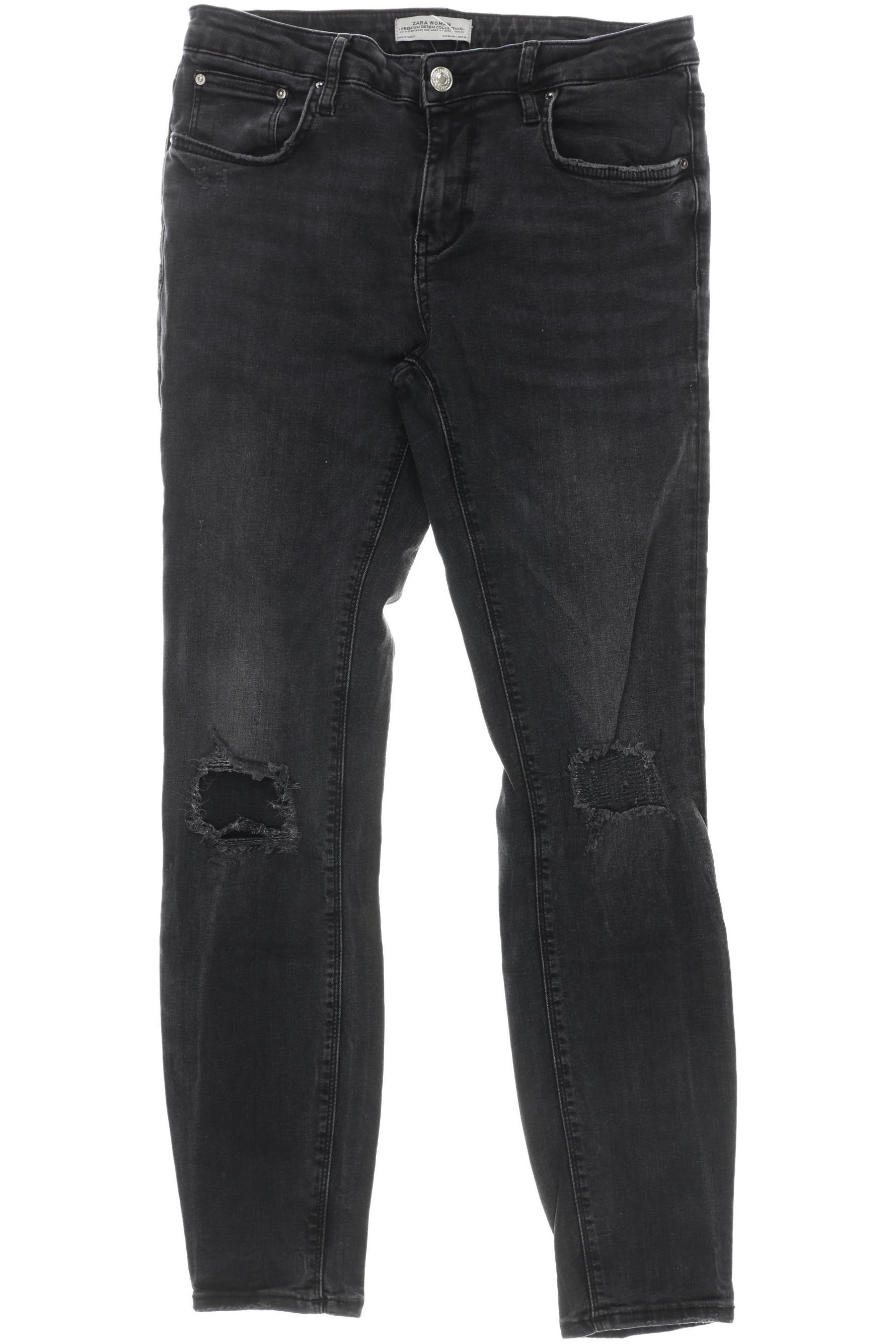

Zara Damen Jeans, schwarz, Gr. 40