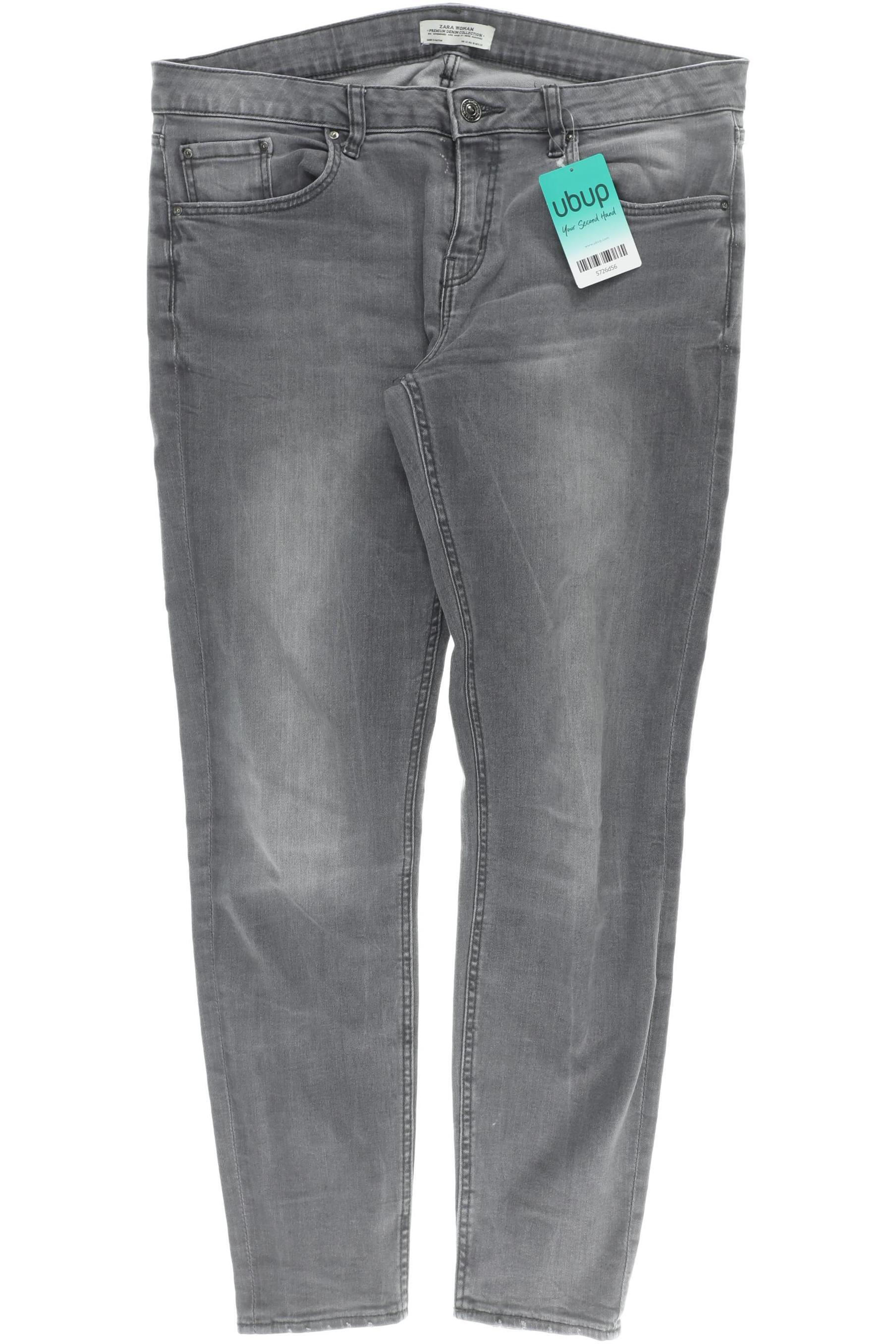 

Zara Damen Jeans, grau, Gr. 42