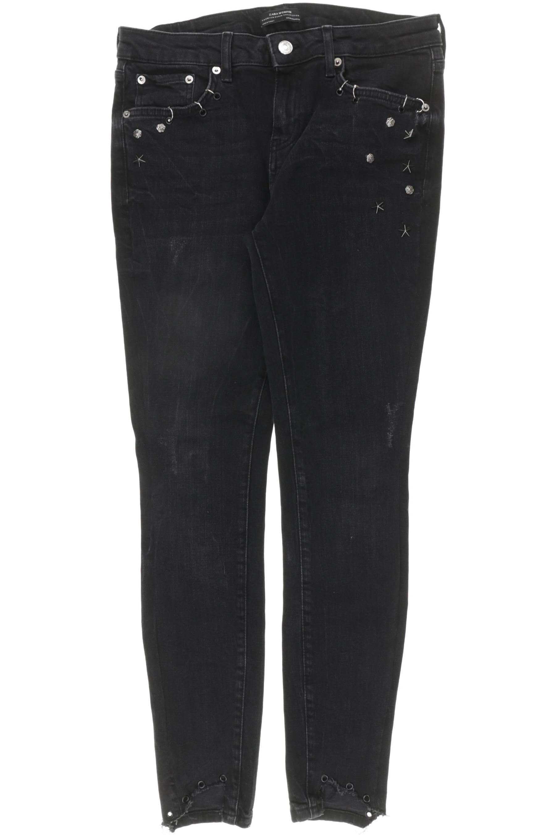 

Zara Damen Jeans, schwarz, Gr. 38