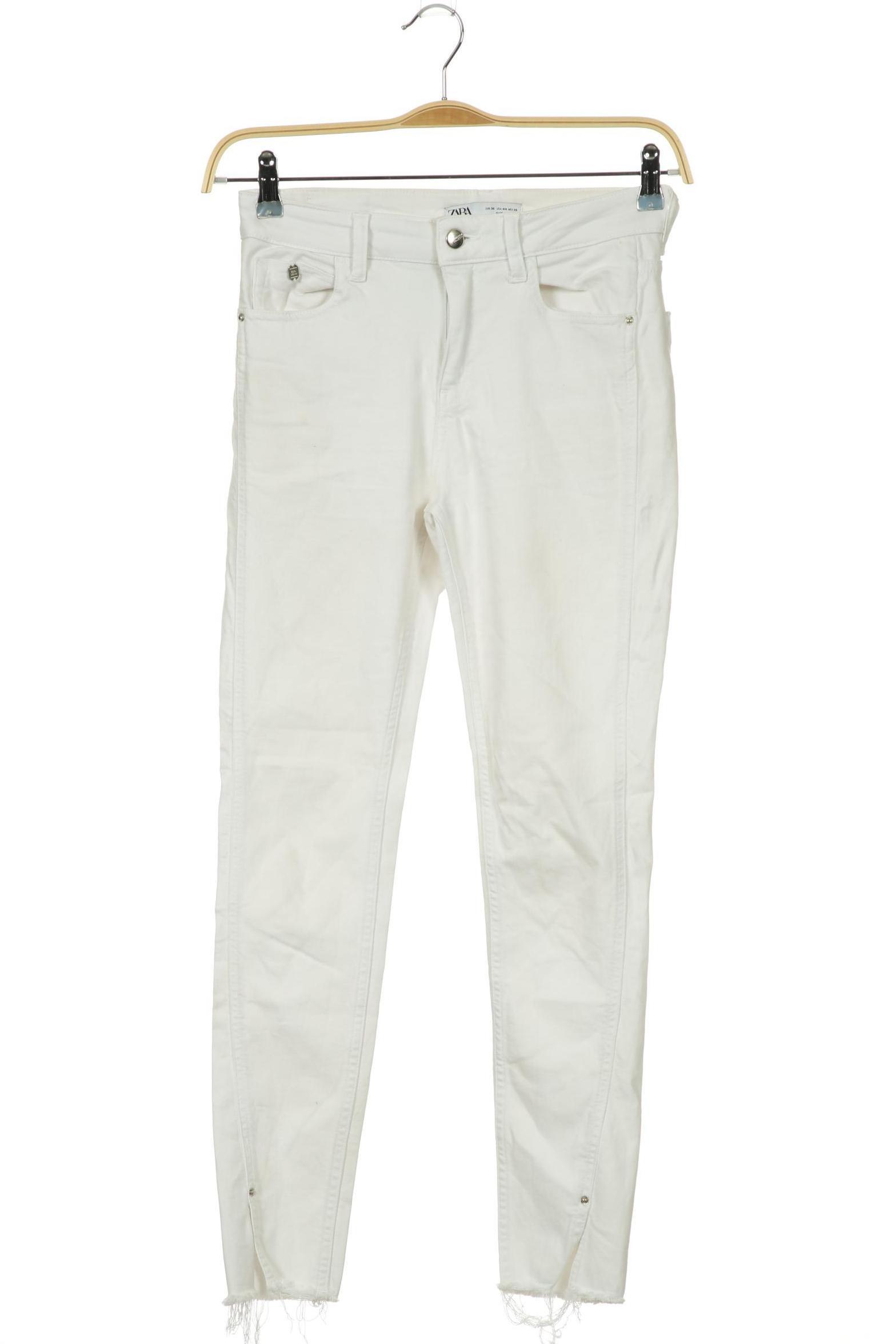 

Zara Damen Jeans, weiß, Gr. 36