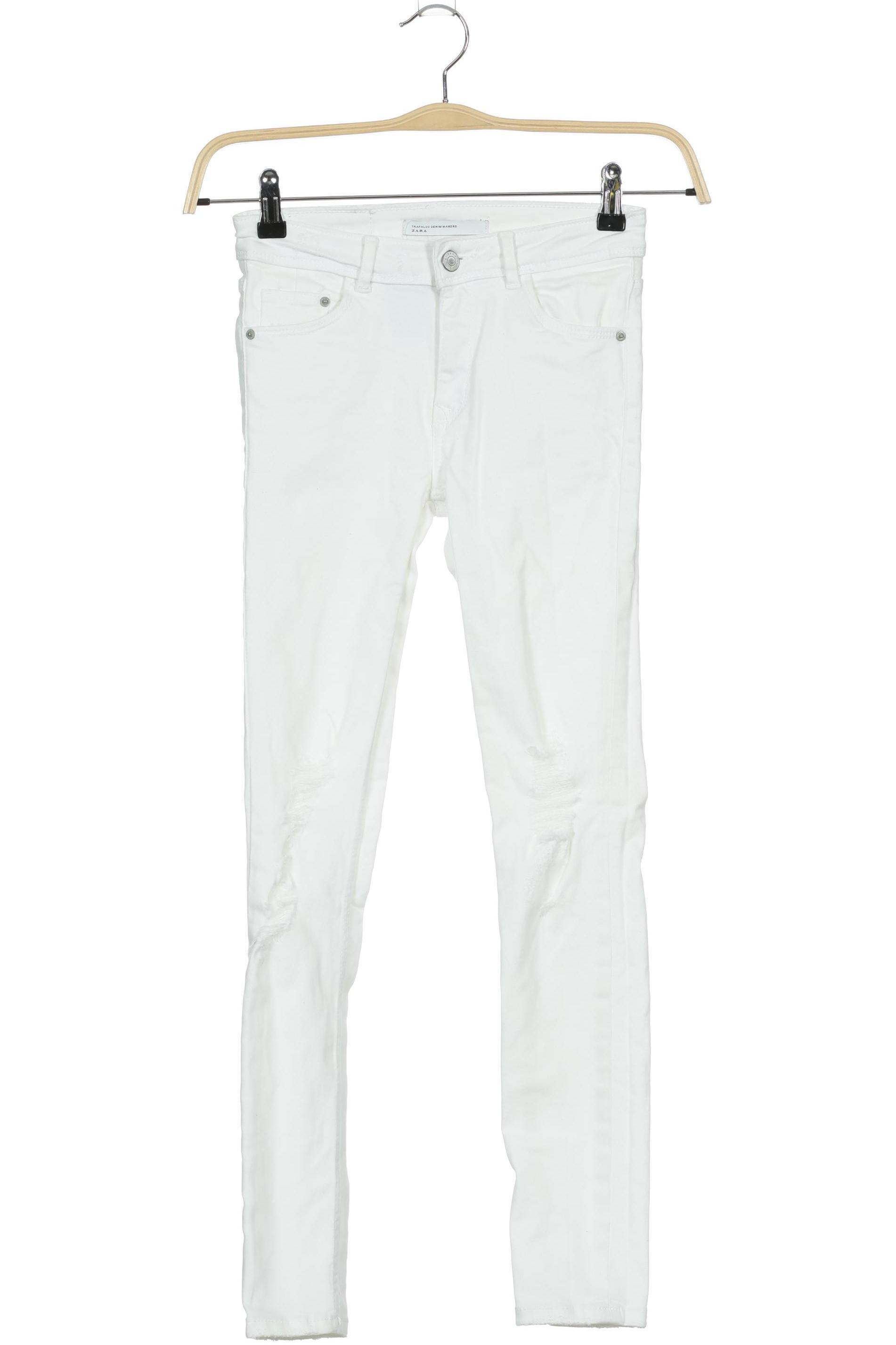 

Zara Damen Jeans, weiß, Gr. 32