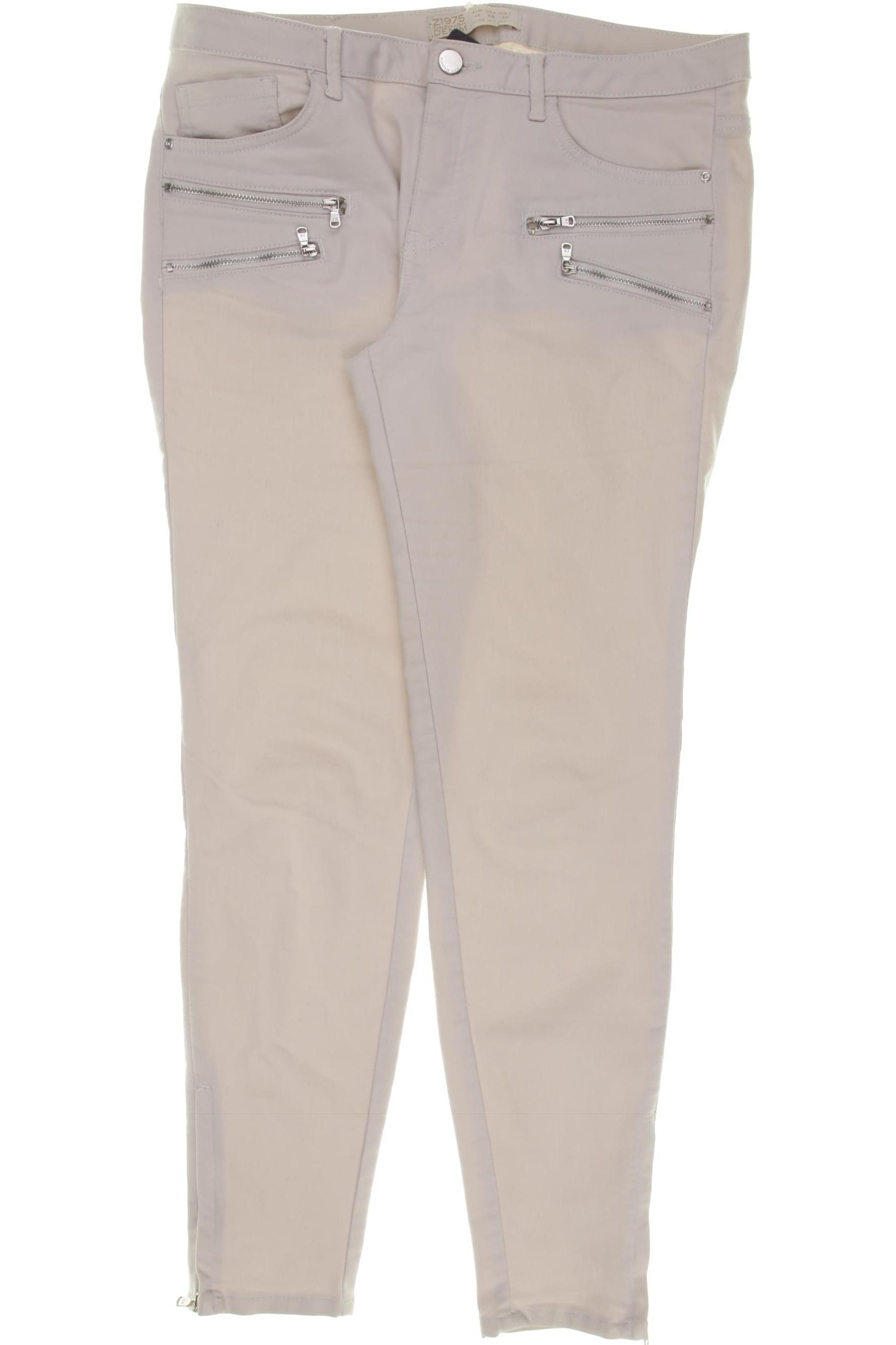 

Zara Damen Jeans, beige, Gr. 40