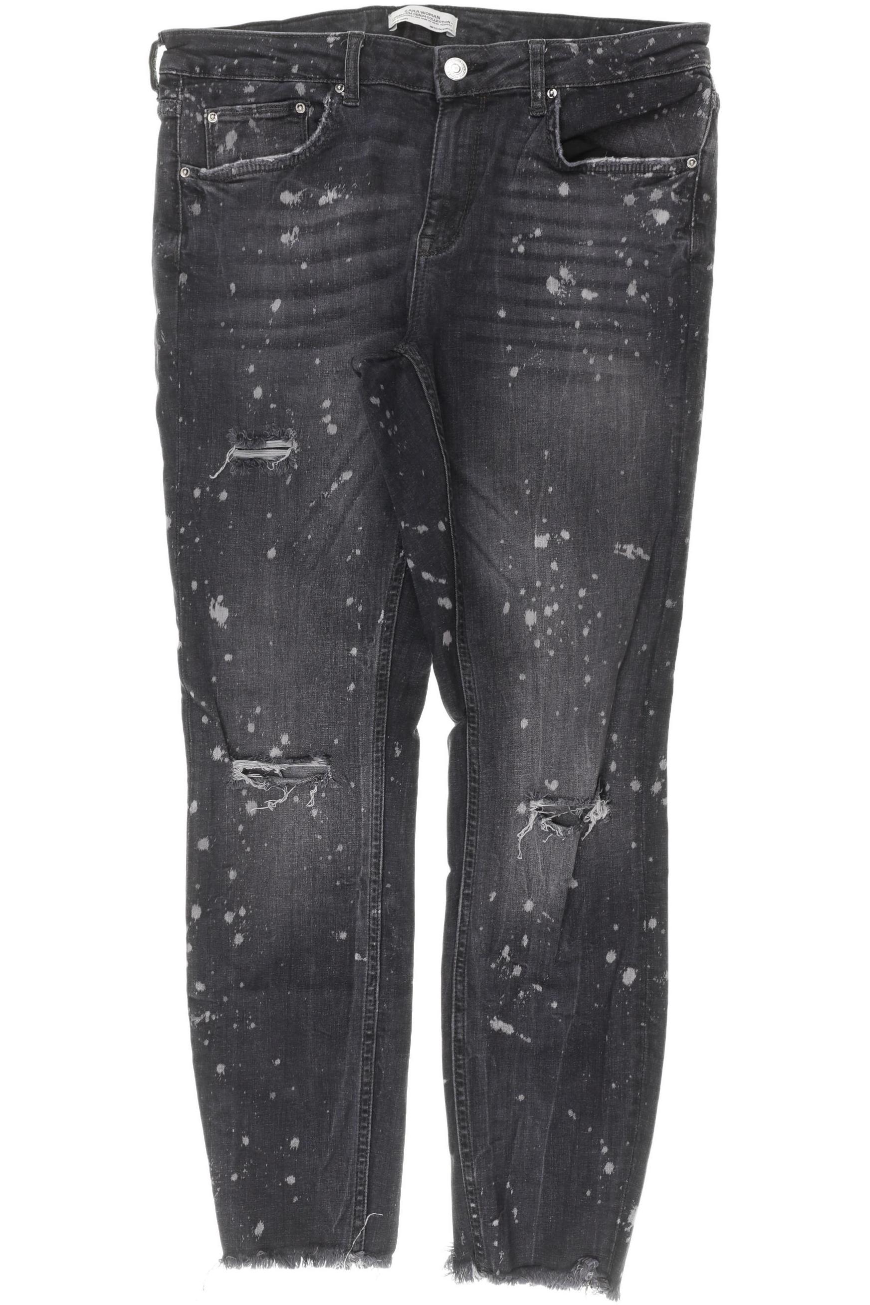 

Zara Damen Jeans, schwarz, Gr. 42