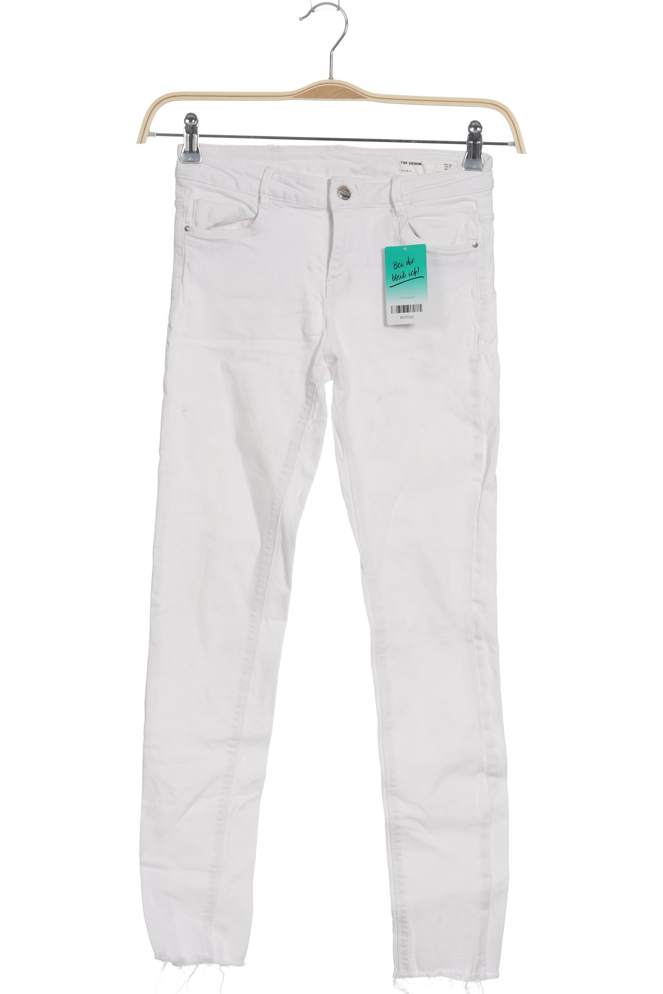 

Zara Damen Jeans, weiß, Gr. 34