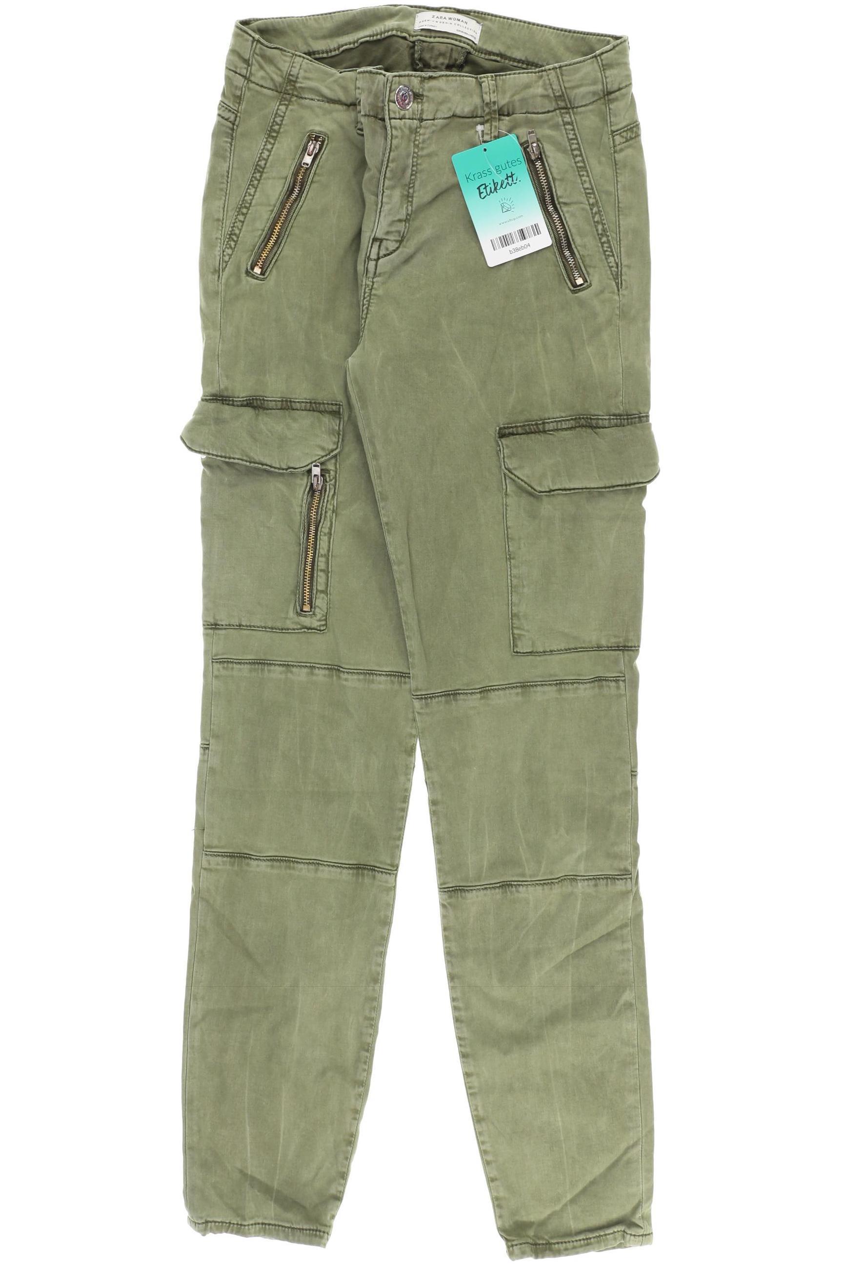 

Zara Damen Jeans, grün, Gr. 36