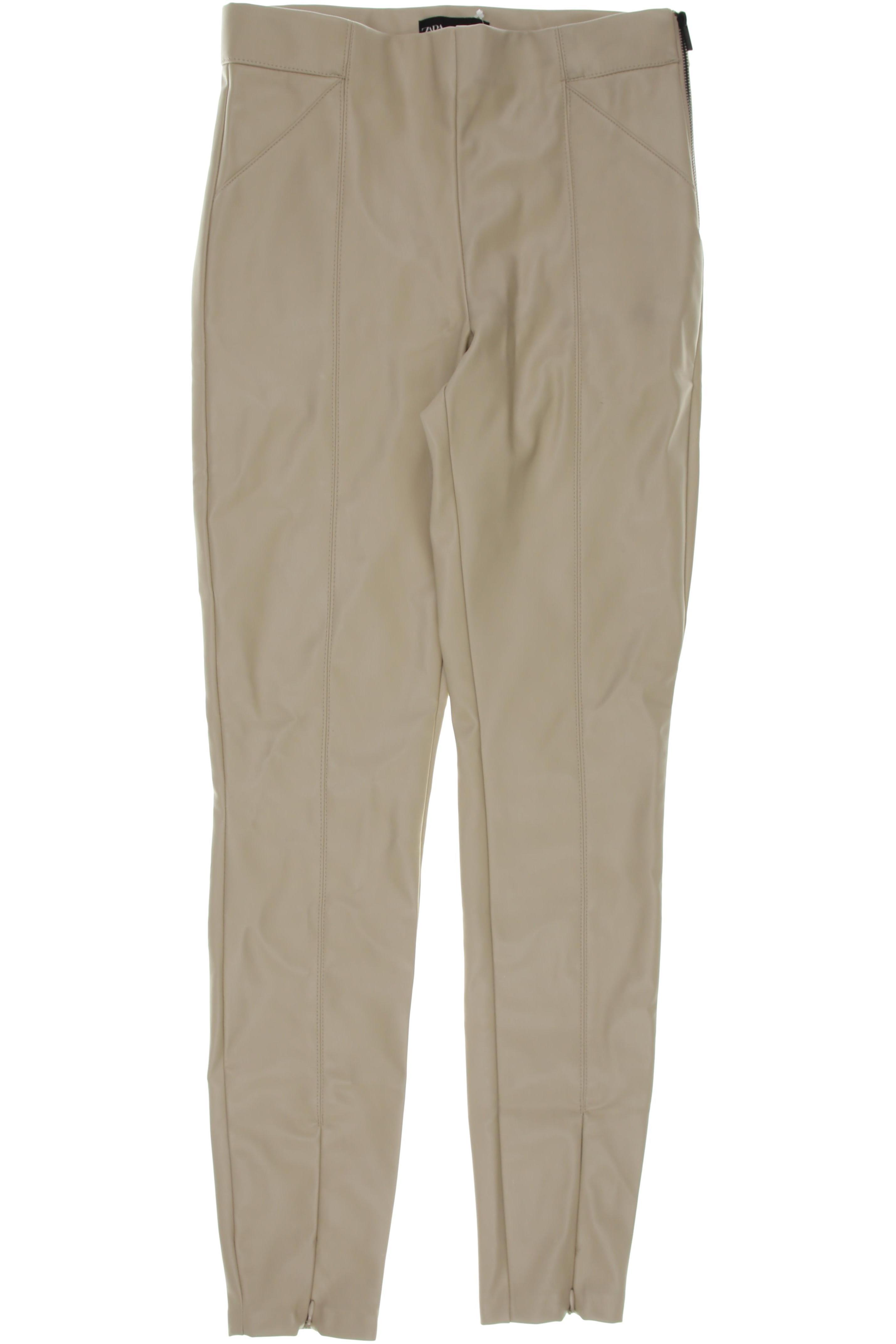 

Zara Damen Stoffhose, beige, Gr.