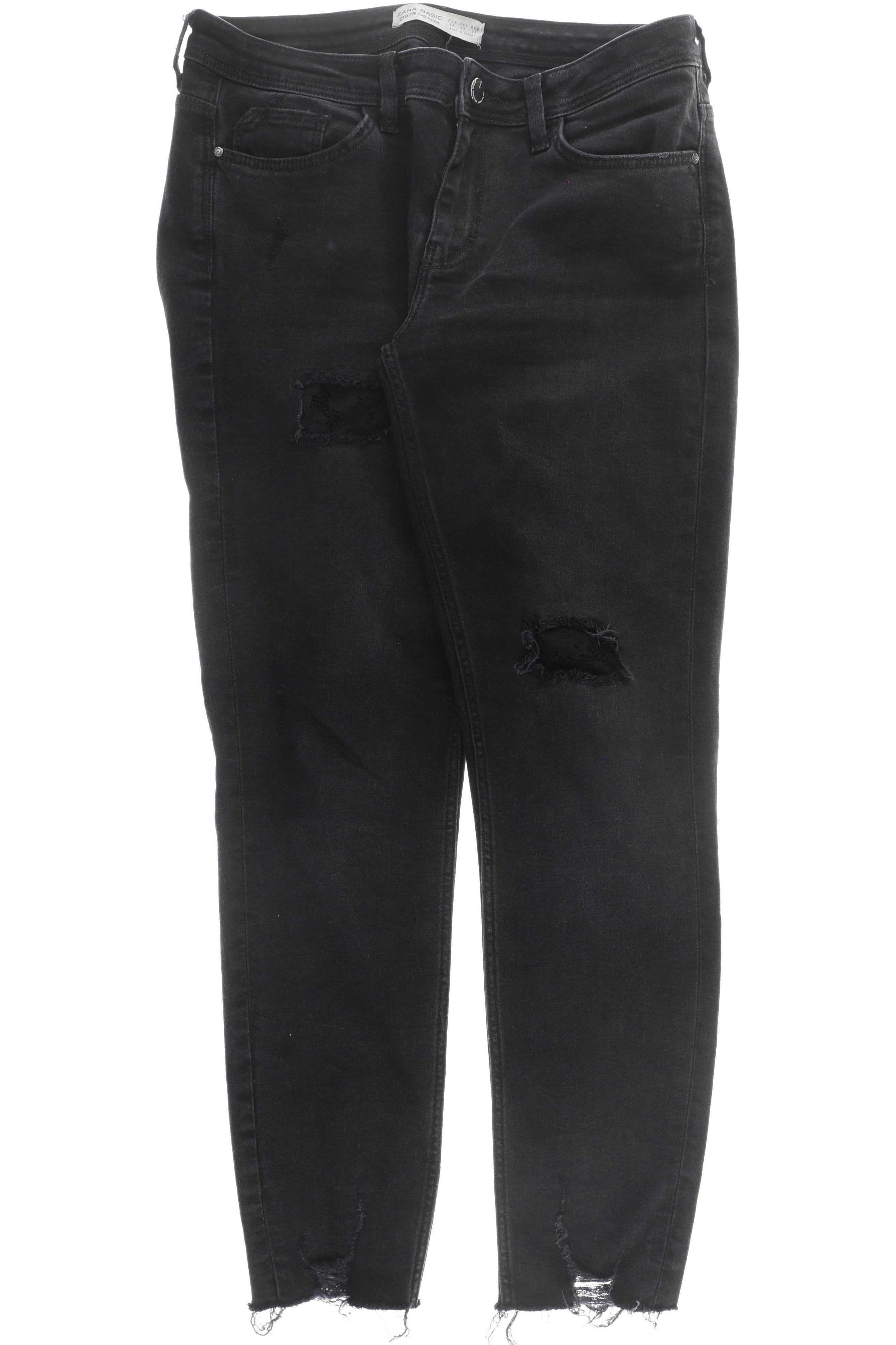 

Zara Damen Jeans, schwarz, Gr. 38