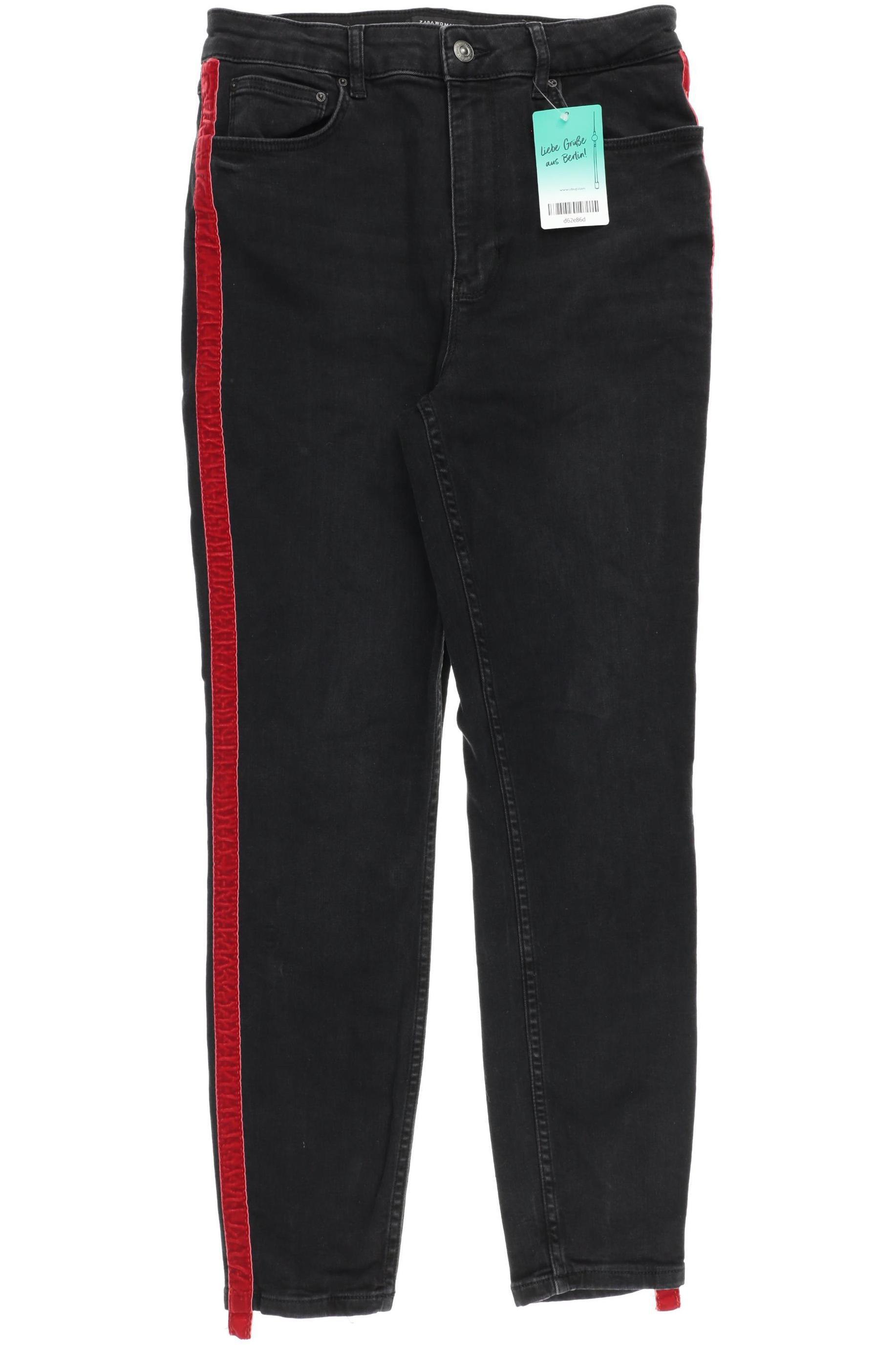 

Zara Damen Jeans, schwarz, Gr. 40