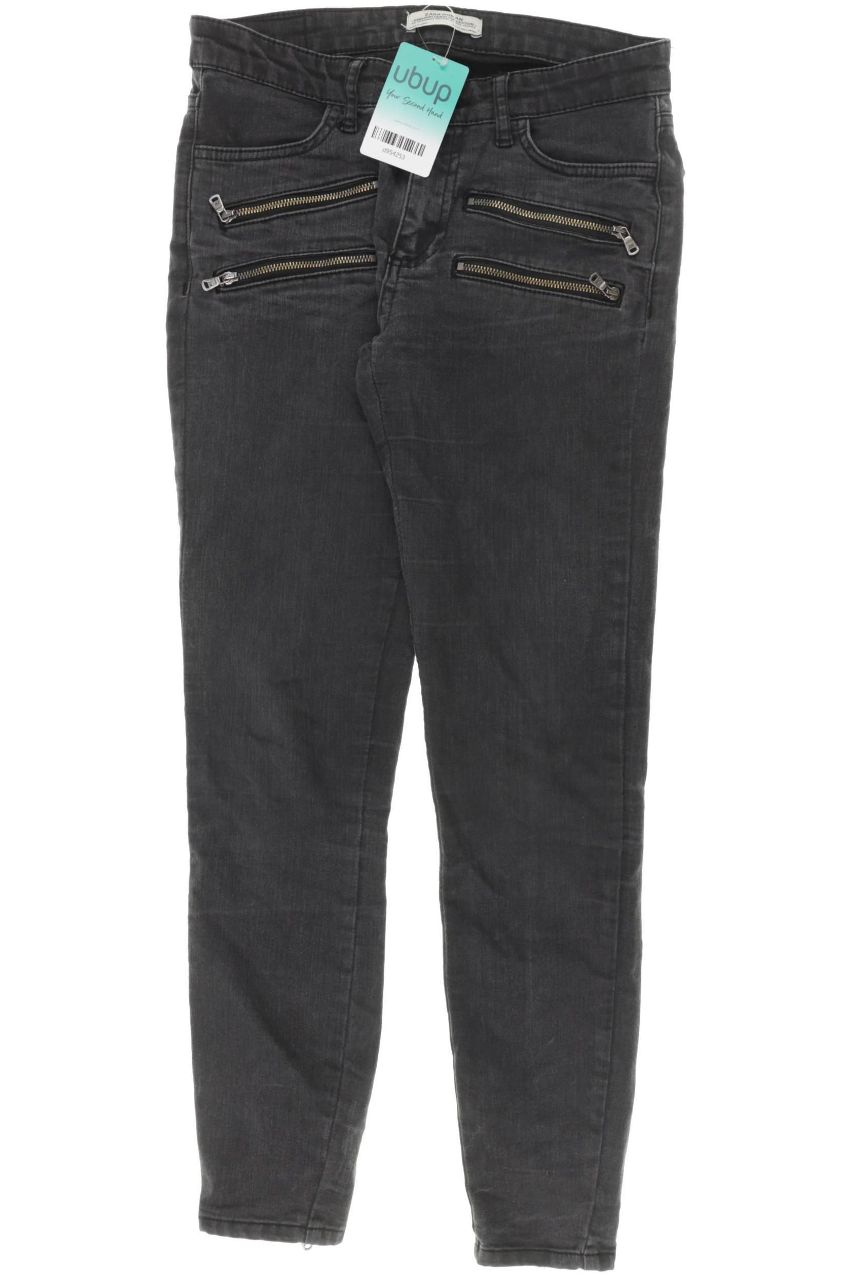 

Zara Damen Jeans, grau, Gr. 34