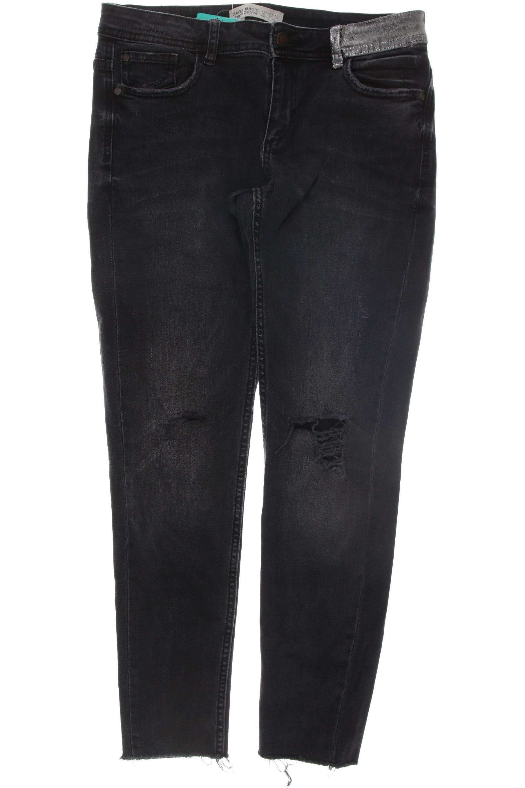 

Zara Damen Jeans, schwarz, Gr. 38