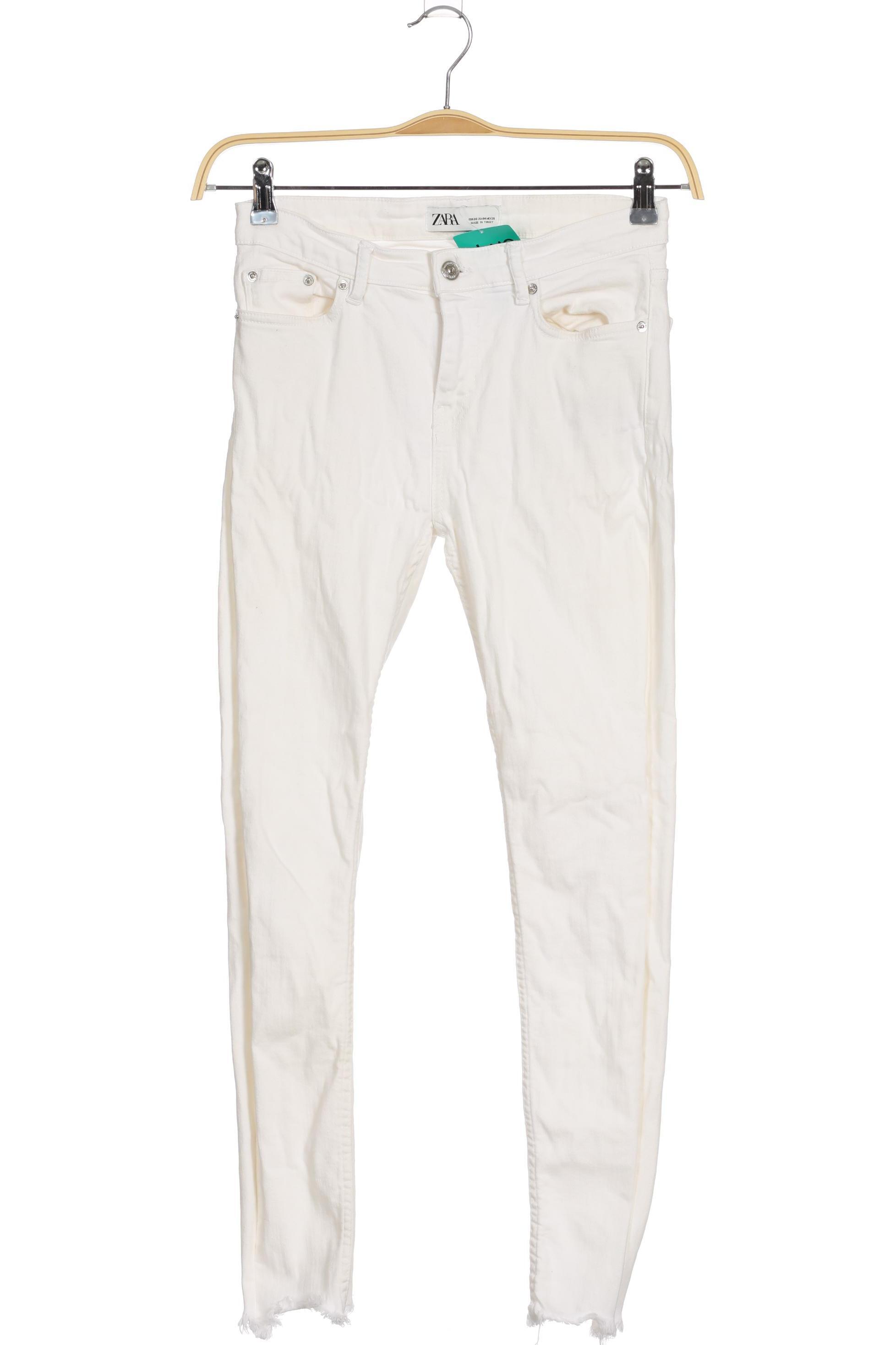 

Zara Damen Jeans, weiß, Gr. 36
