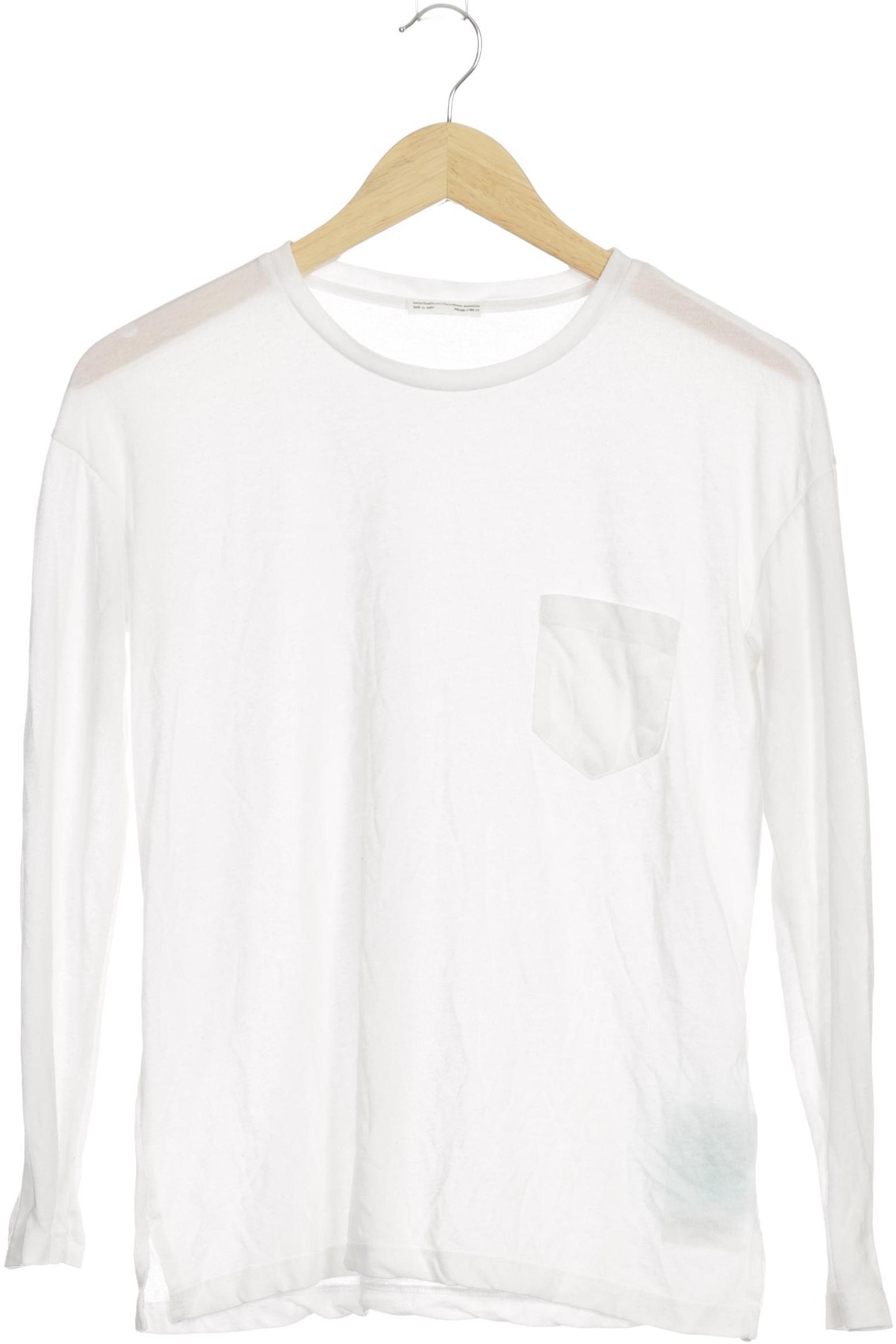 

Zara Damen Langarmshirt, weiß, Gr.