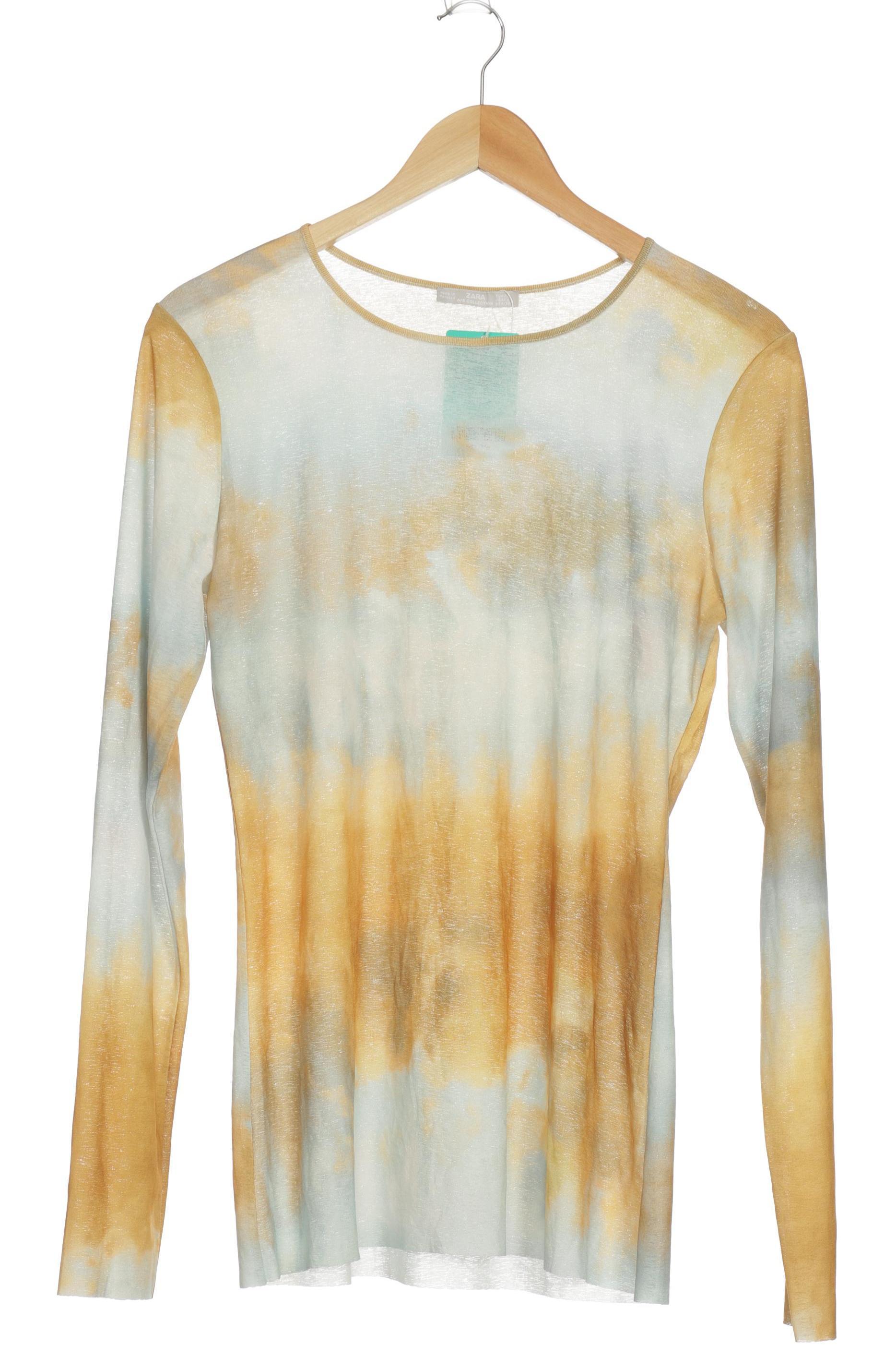 

Zara Damen Langarmshirt, gelb, Gr.