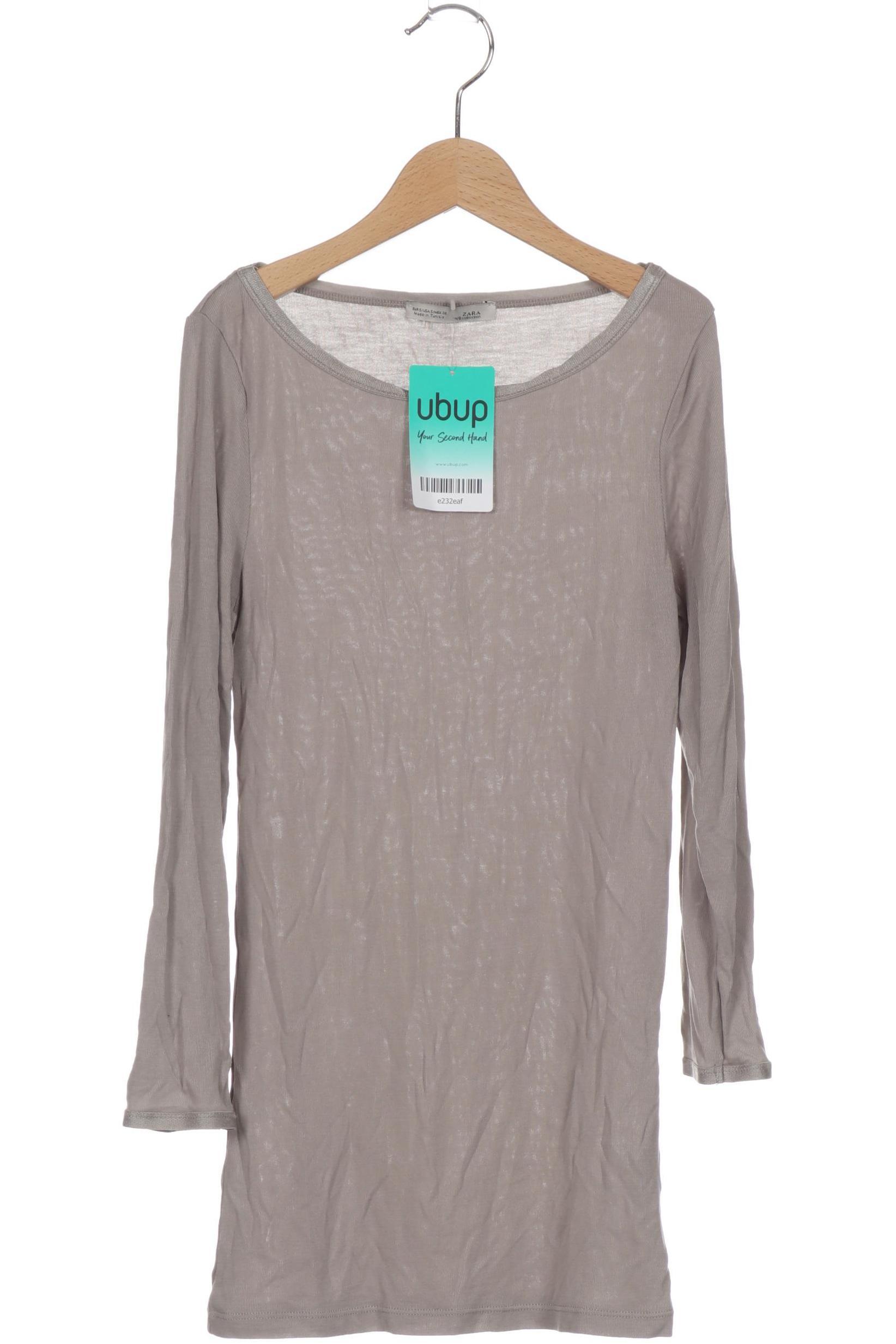 

Zara Damen Langarmshirt, grau, Gr.