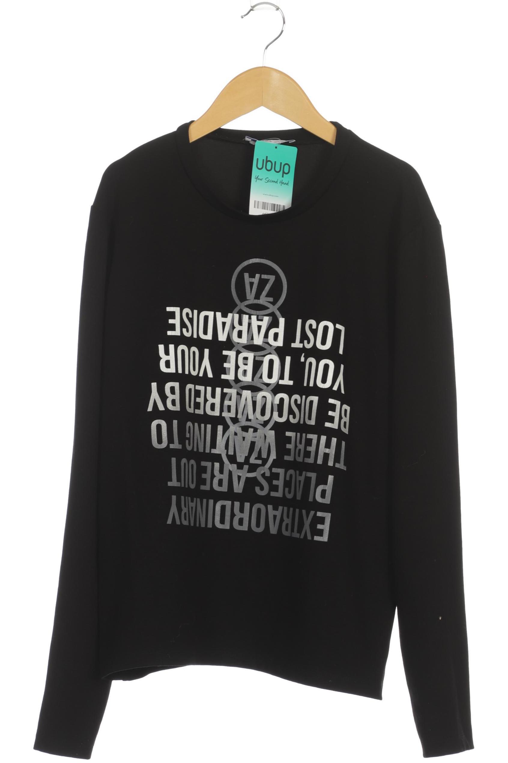 

Zara Damen Langarmshirt, schwarz, Gr.