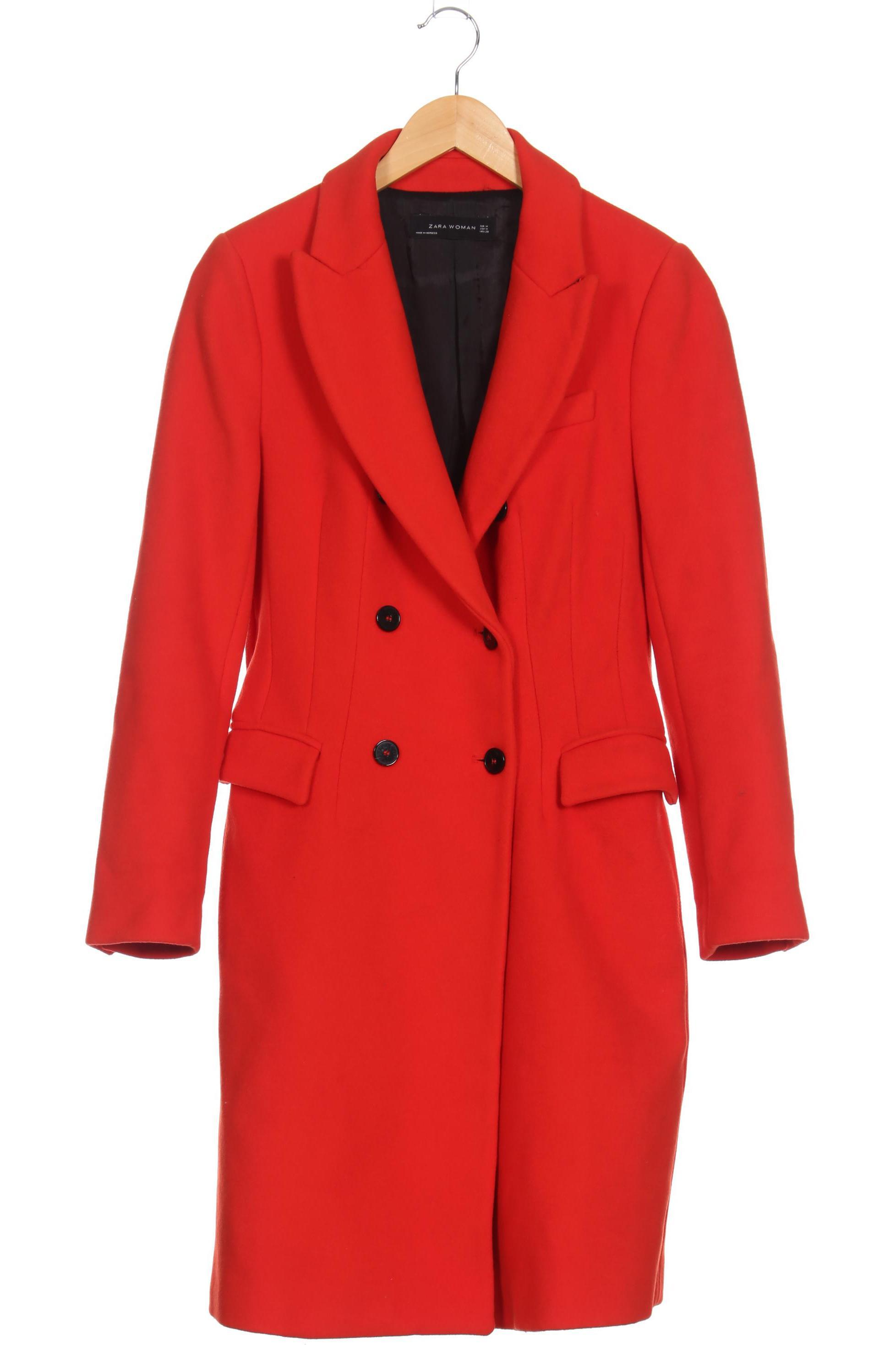 

Zara Damen Mantel, orange, Gr.