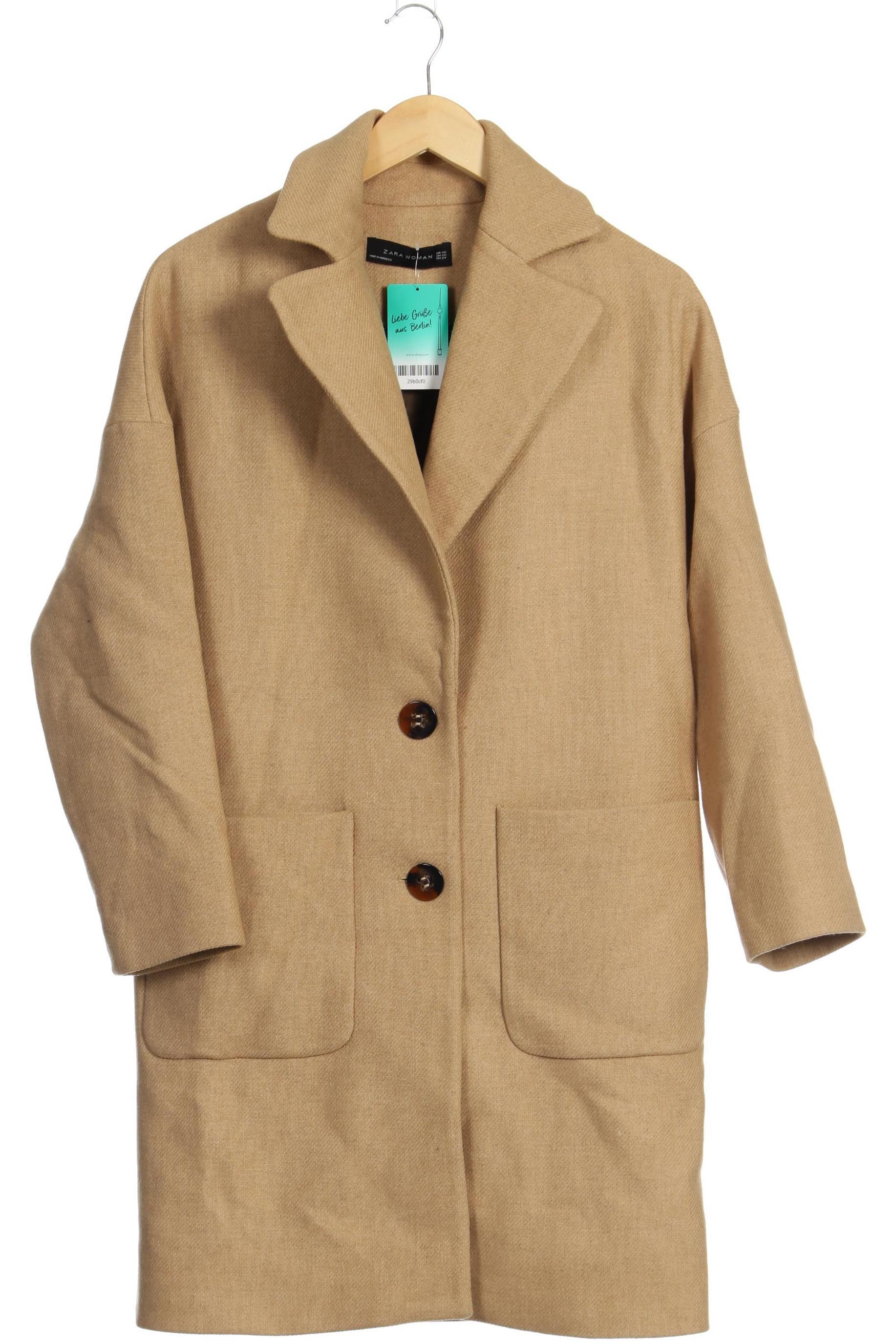 

Zara Damen Mantel, beige, Gr.