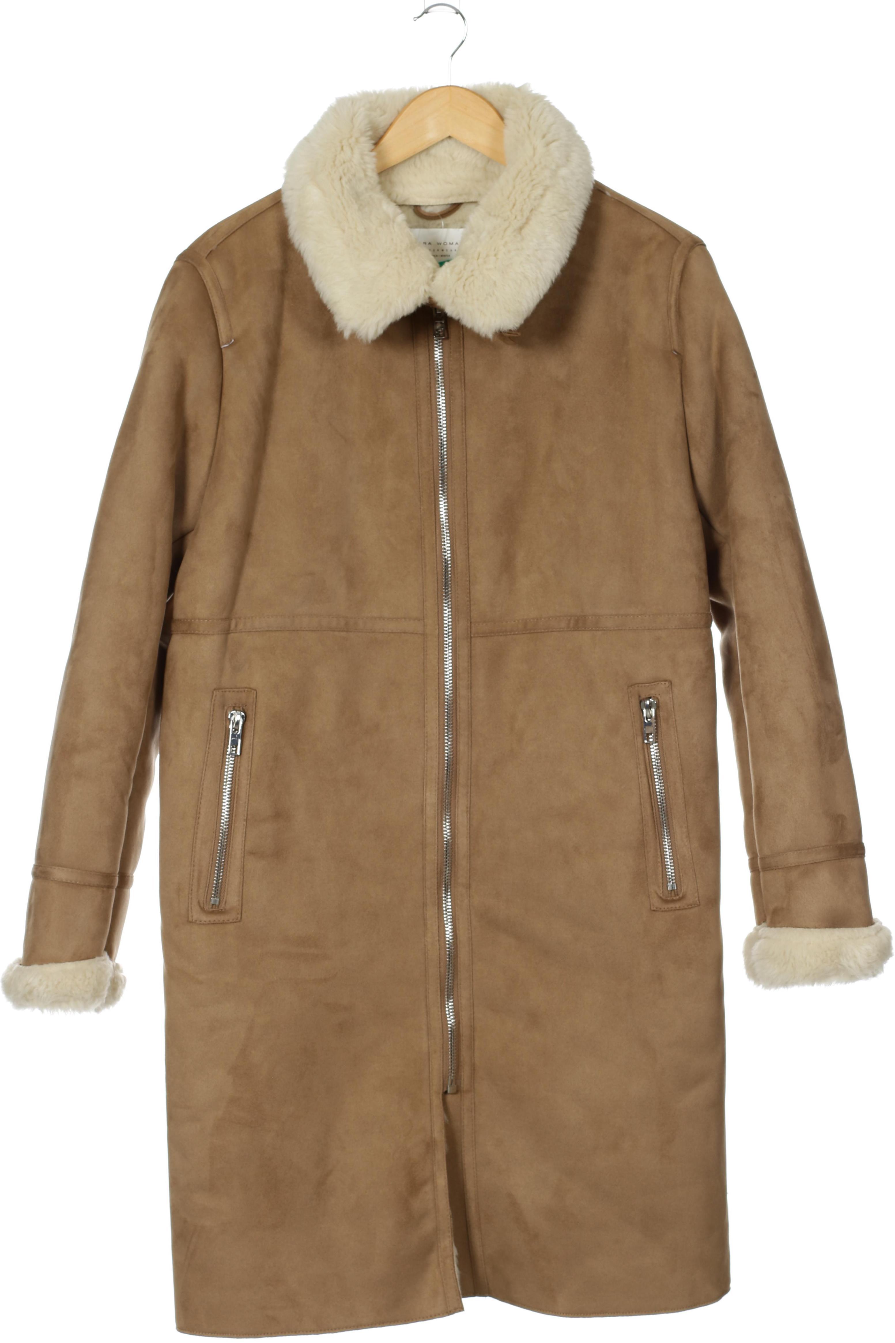 

Zara Damen Mantel, beige, Gr.