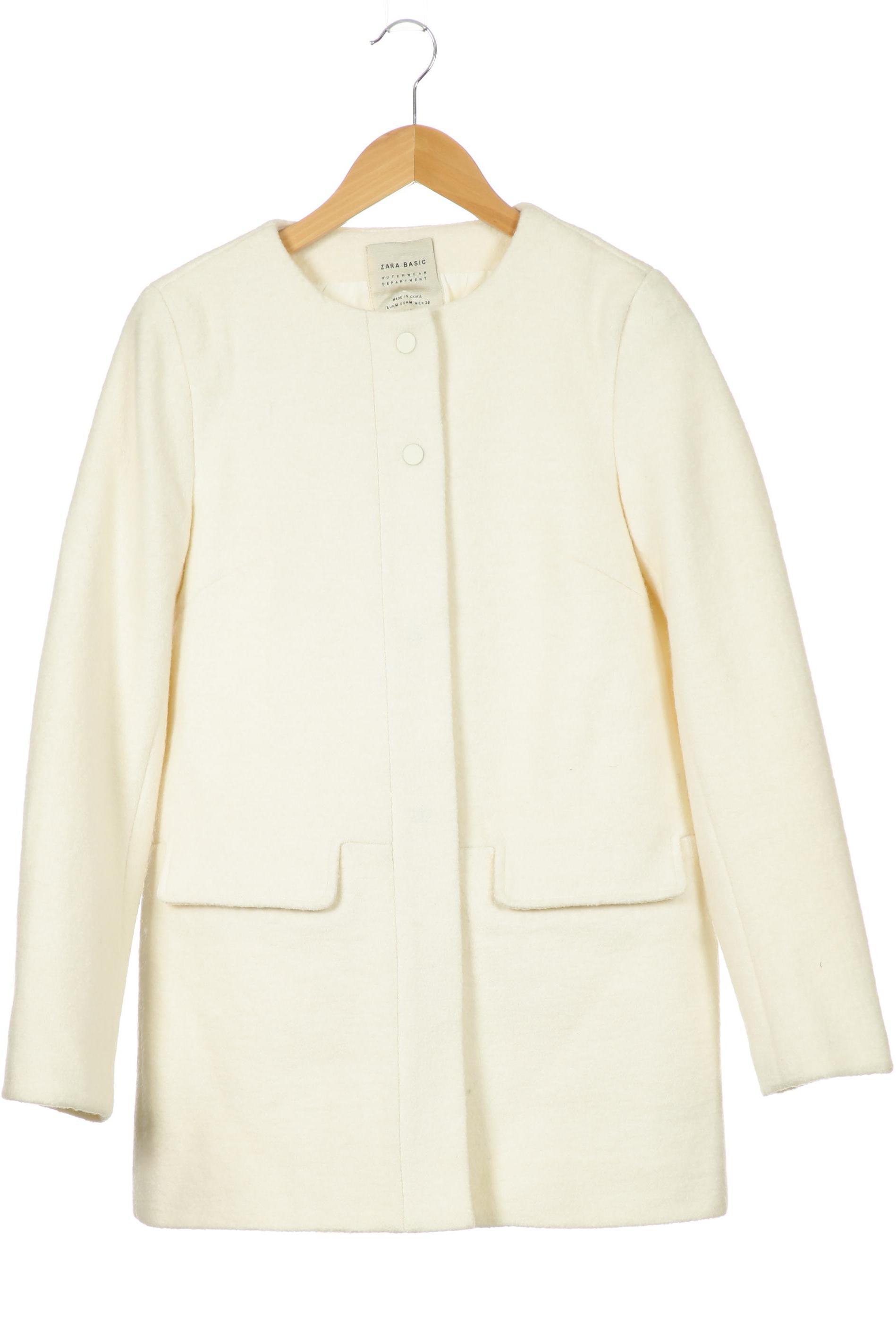 

Zara Damen Mantel, weiß, Gr.