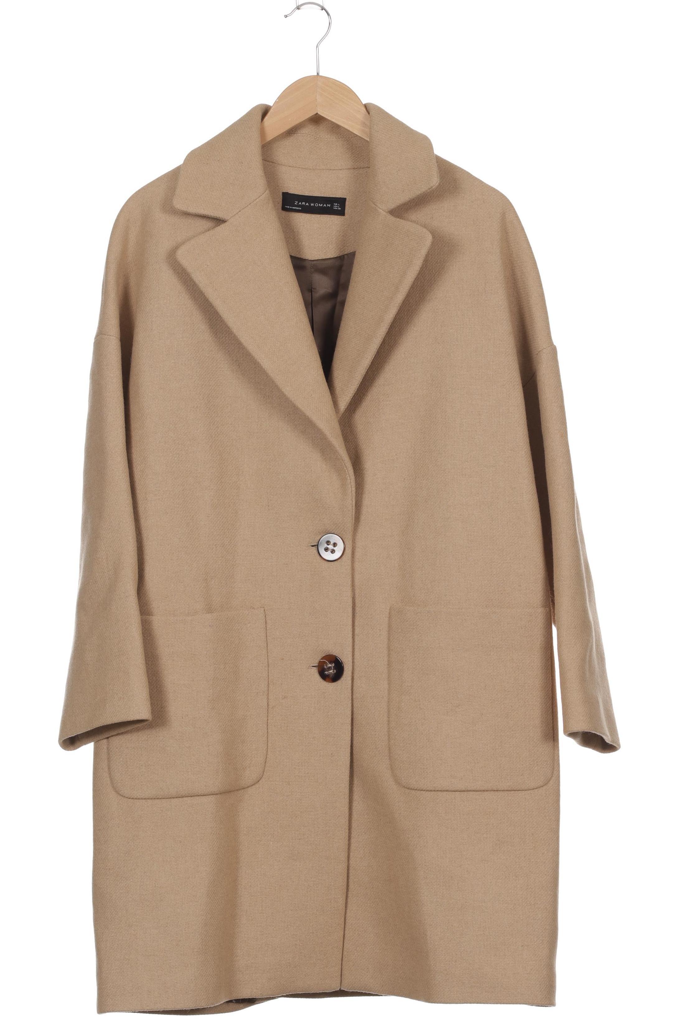

Zara Damen Mantel, beige, Gr.
