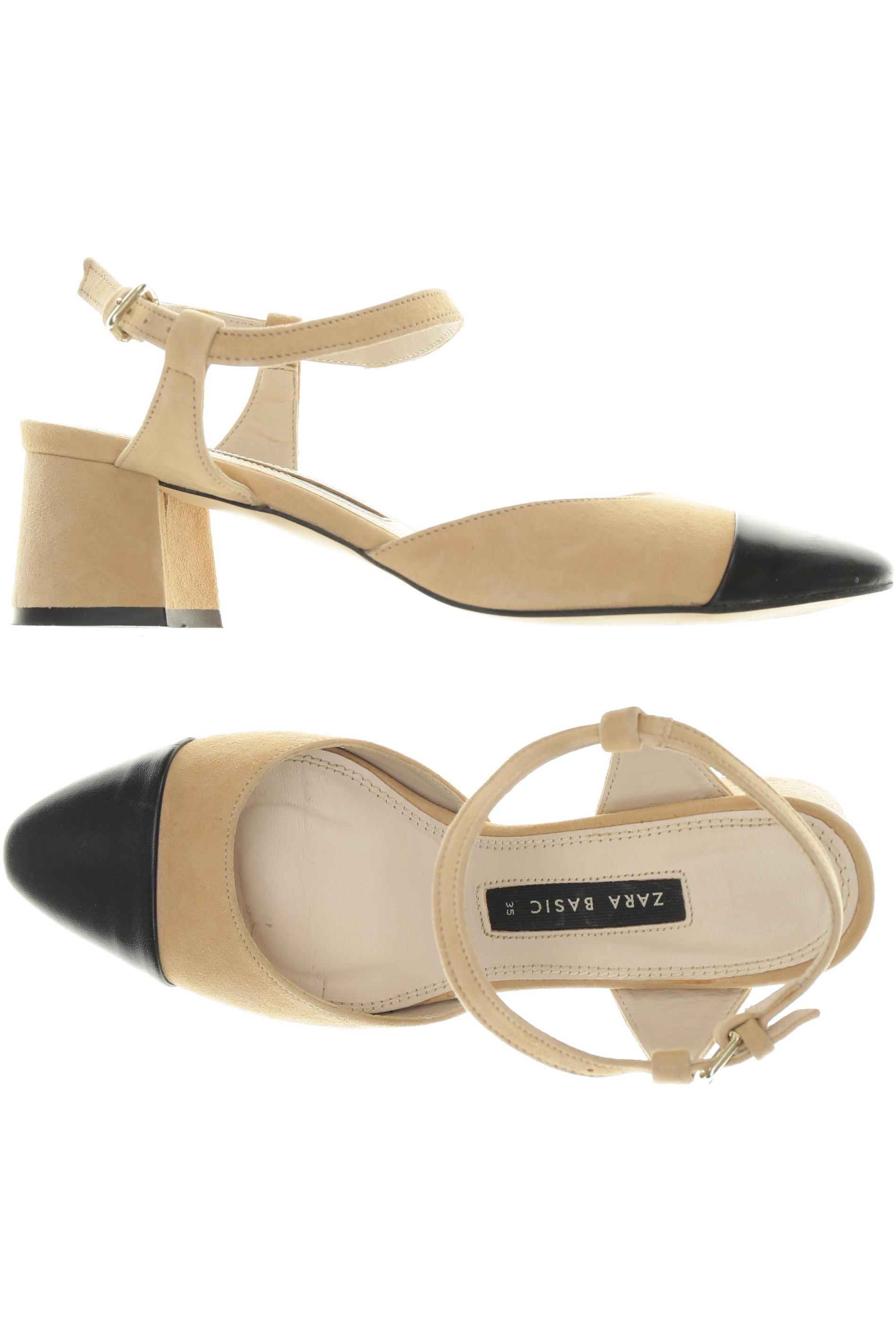 

Zara Damen Sandale, beige, Gr. 35