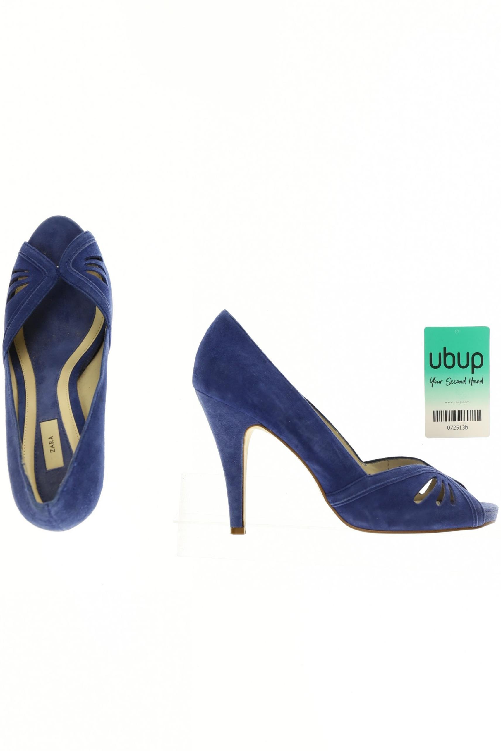 

Zara Damen Pumps, blau, Gr. 38
