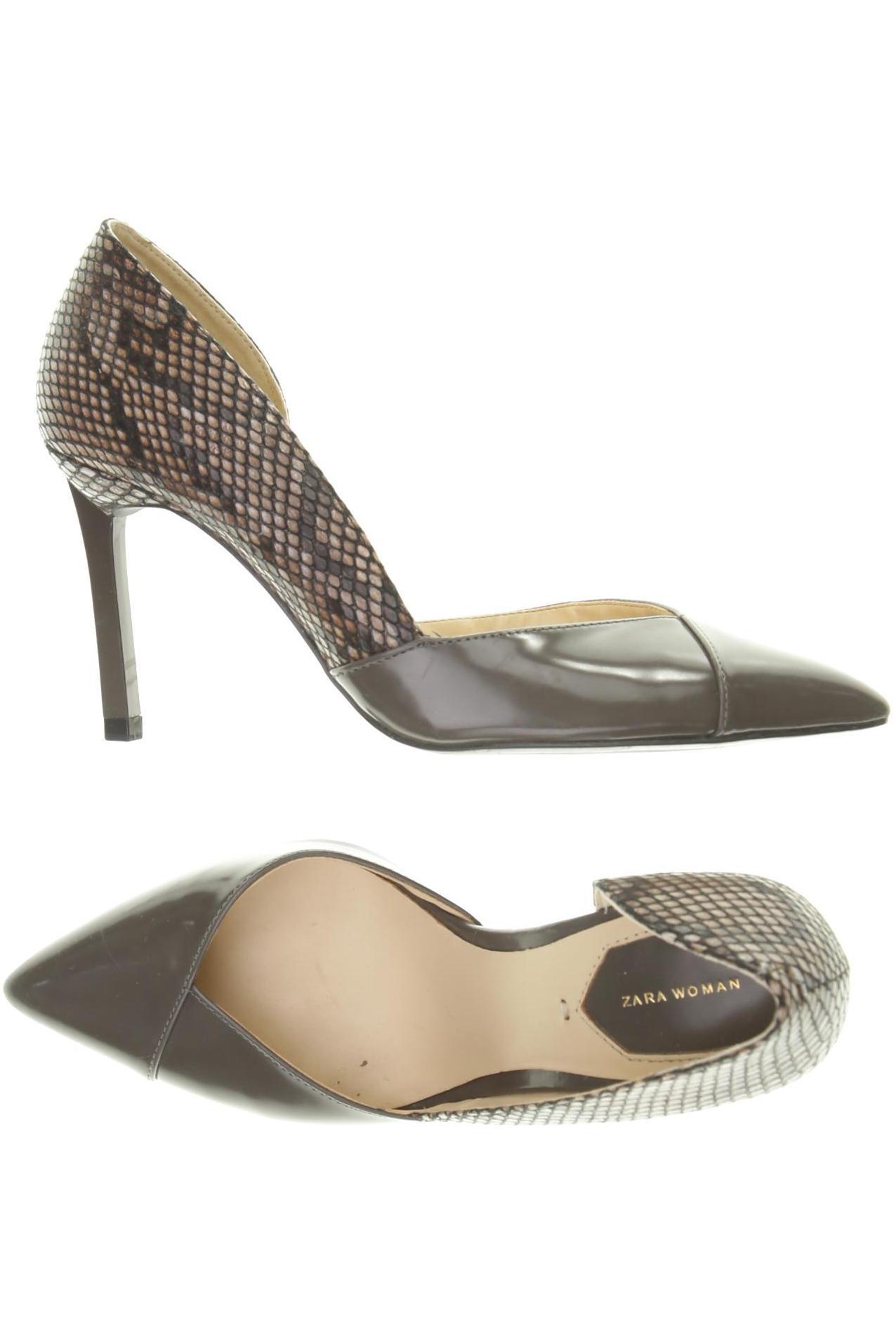 

Zara Damen Pumps, grau, Gr. 38