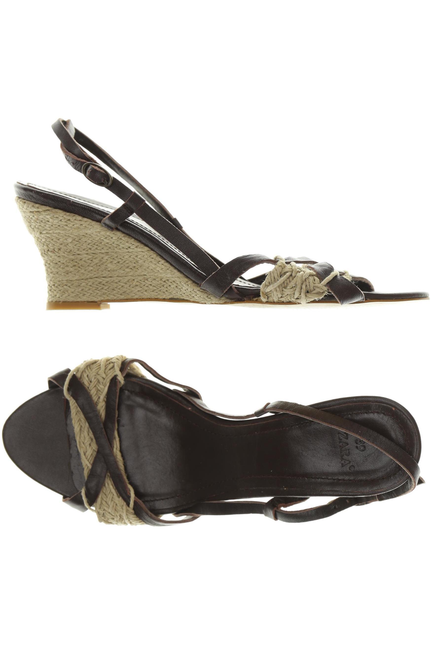 

Zara Damen Sandale, braun, Gr. 39