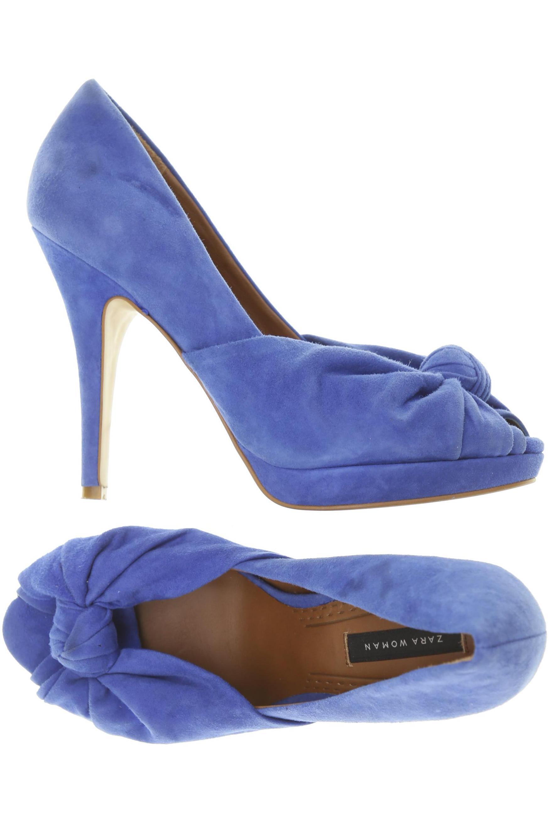 

Zara Damen Pumps, blau, Gr. 40
