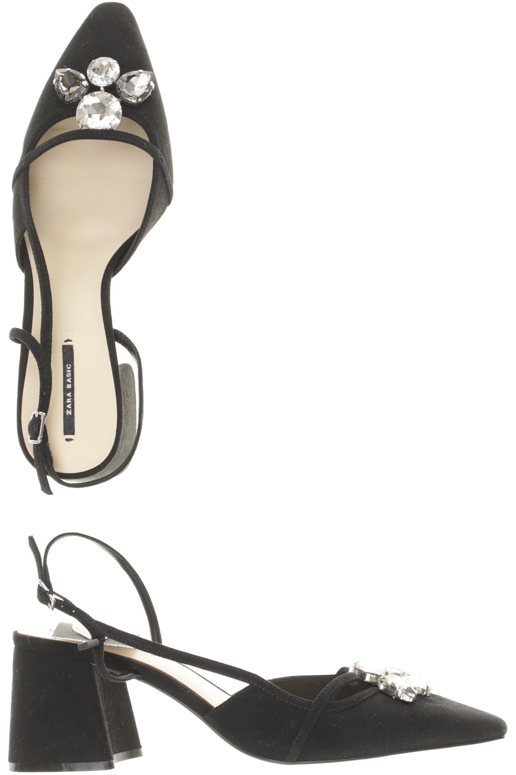 

Zara Damen Sandale, schwarz, Gr. 40