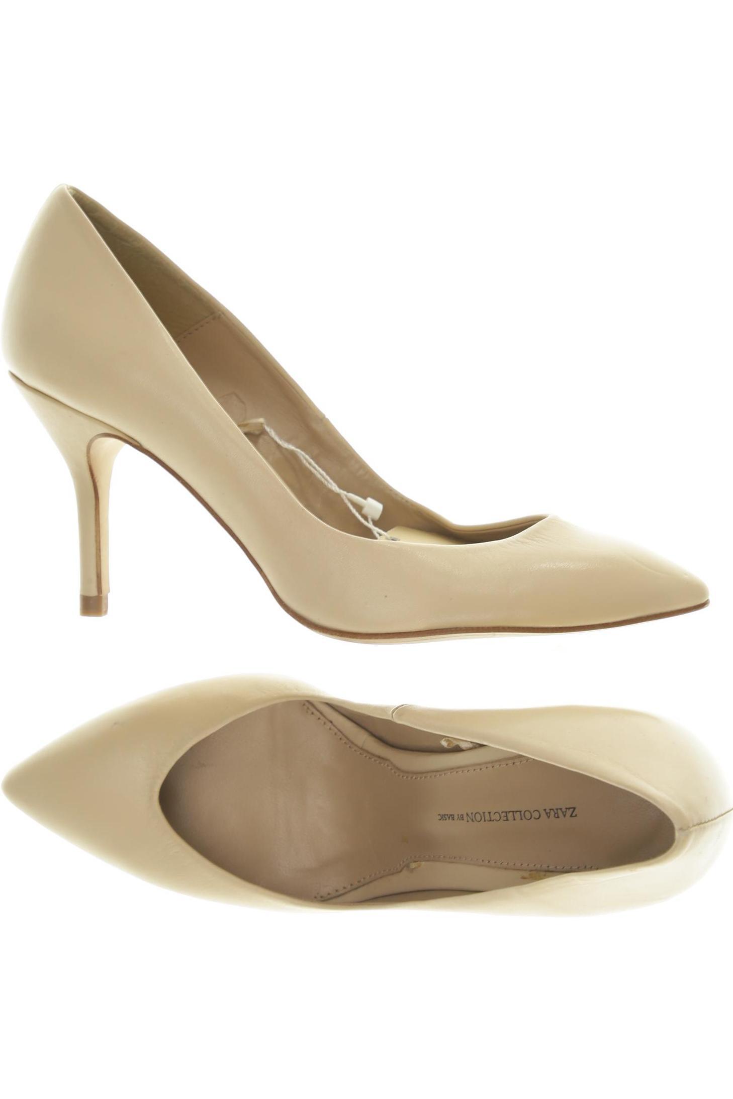 

Zara Damen Pumps, beige, Gr. 37