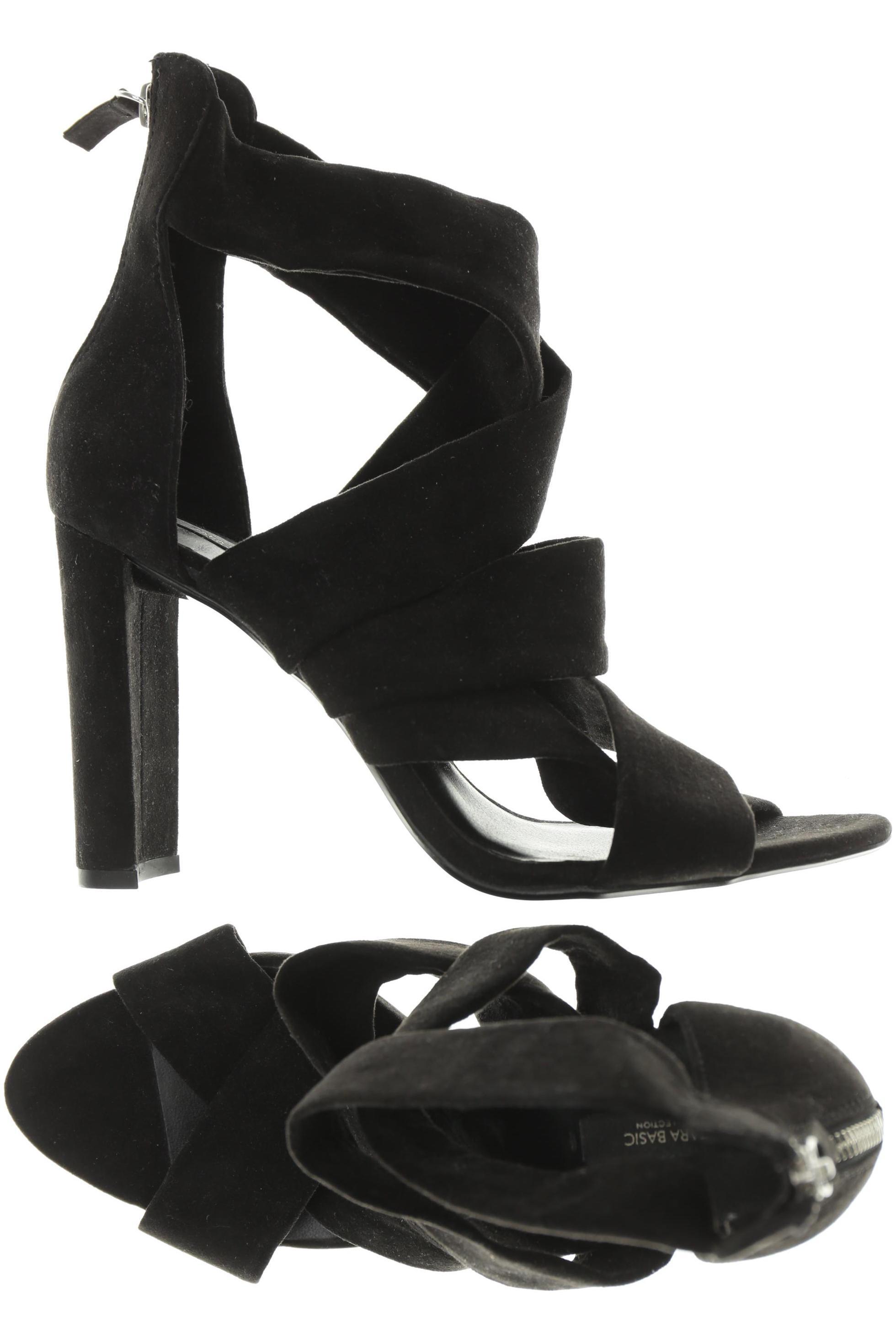

Zara Damen Sandale, schwarz, Gr. 41